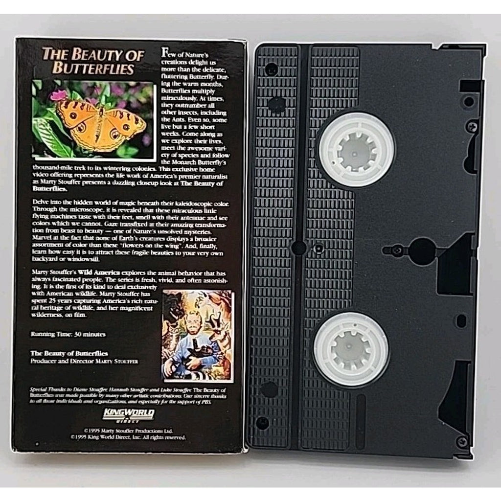 The Beauty of Butterflies VHS 1995 - Marty Stouffer's Wild America