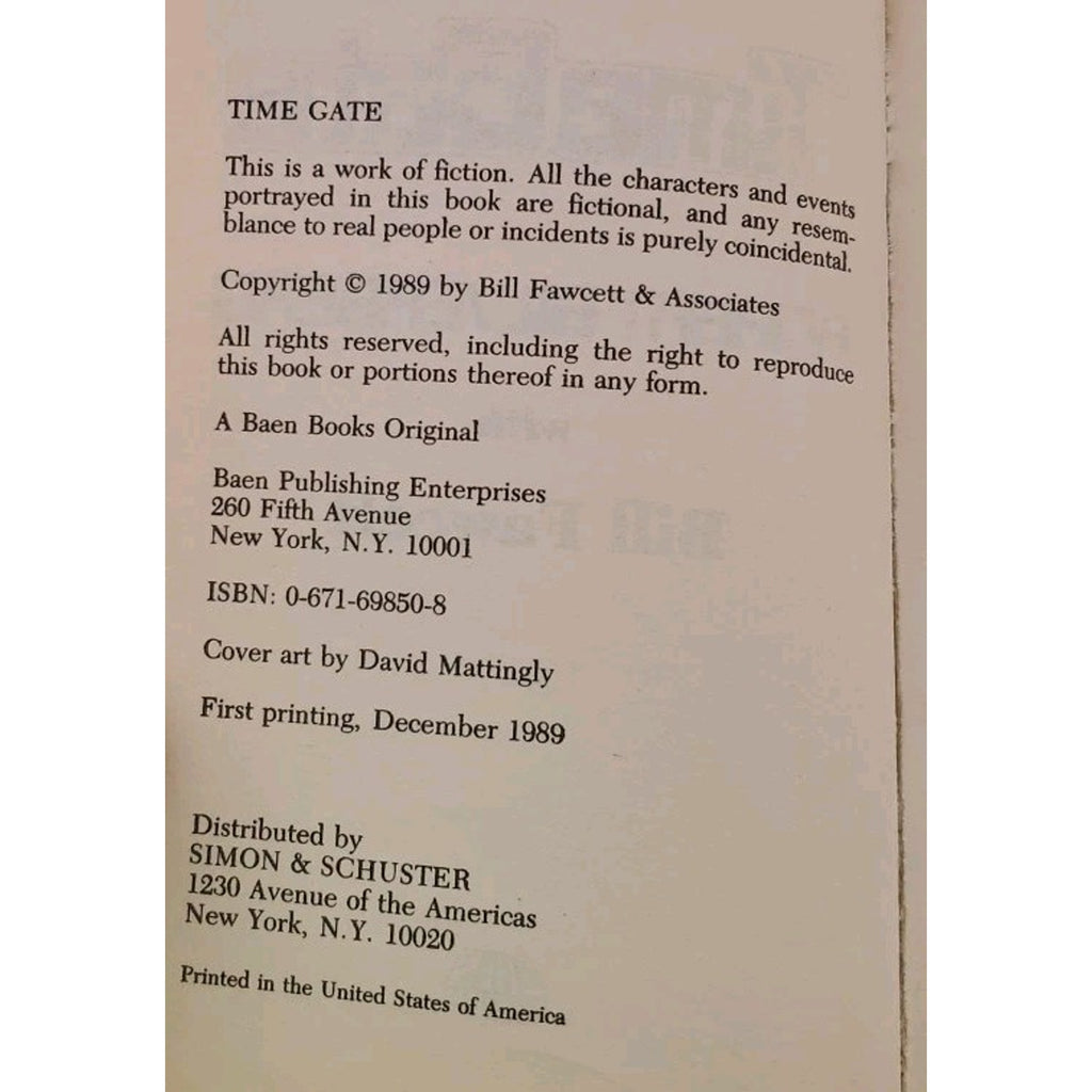 Time Gate by Robert A. Silverberg (1989, Mass Market)