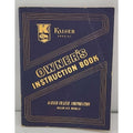 Kaiser Special Owner's Instruction Book