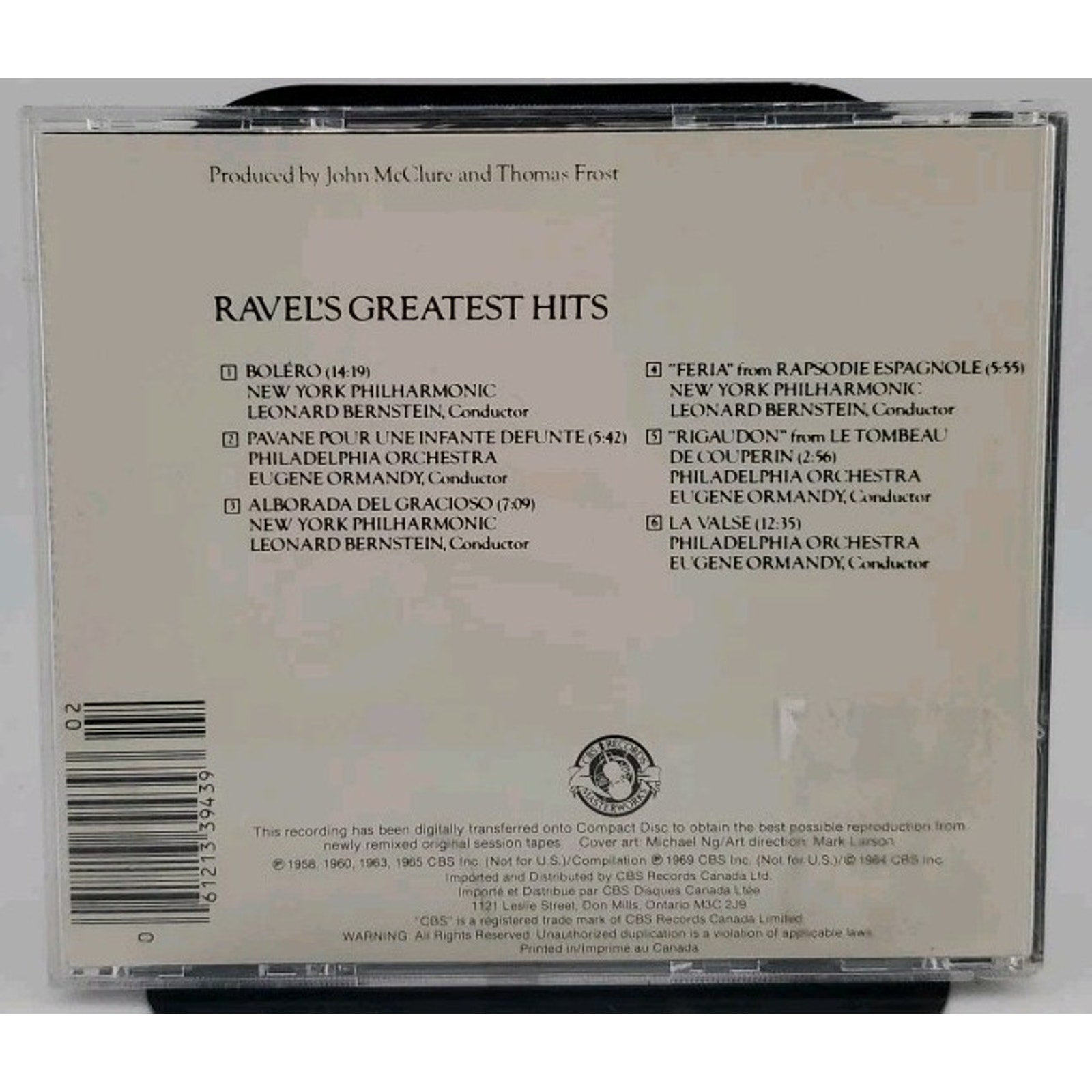 Johann Strauss' Greatest Hits (CD, 1984, CBS Records)