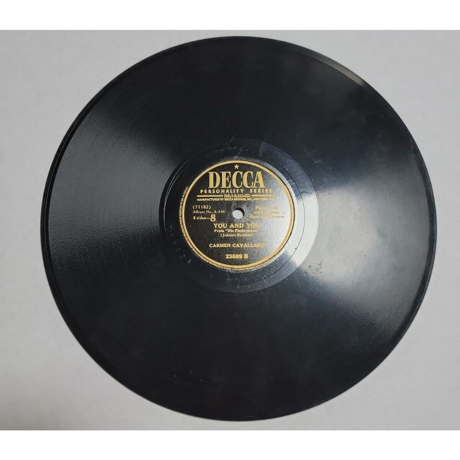 Voices Of Spring/You And You By Johann Strauss Record