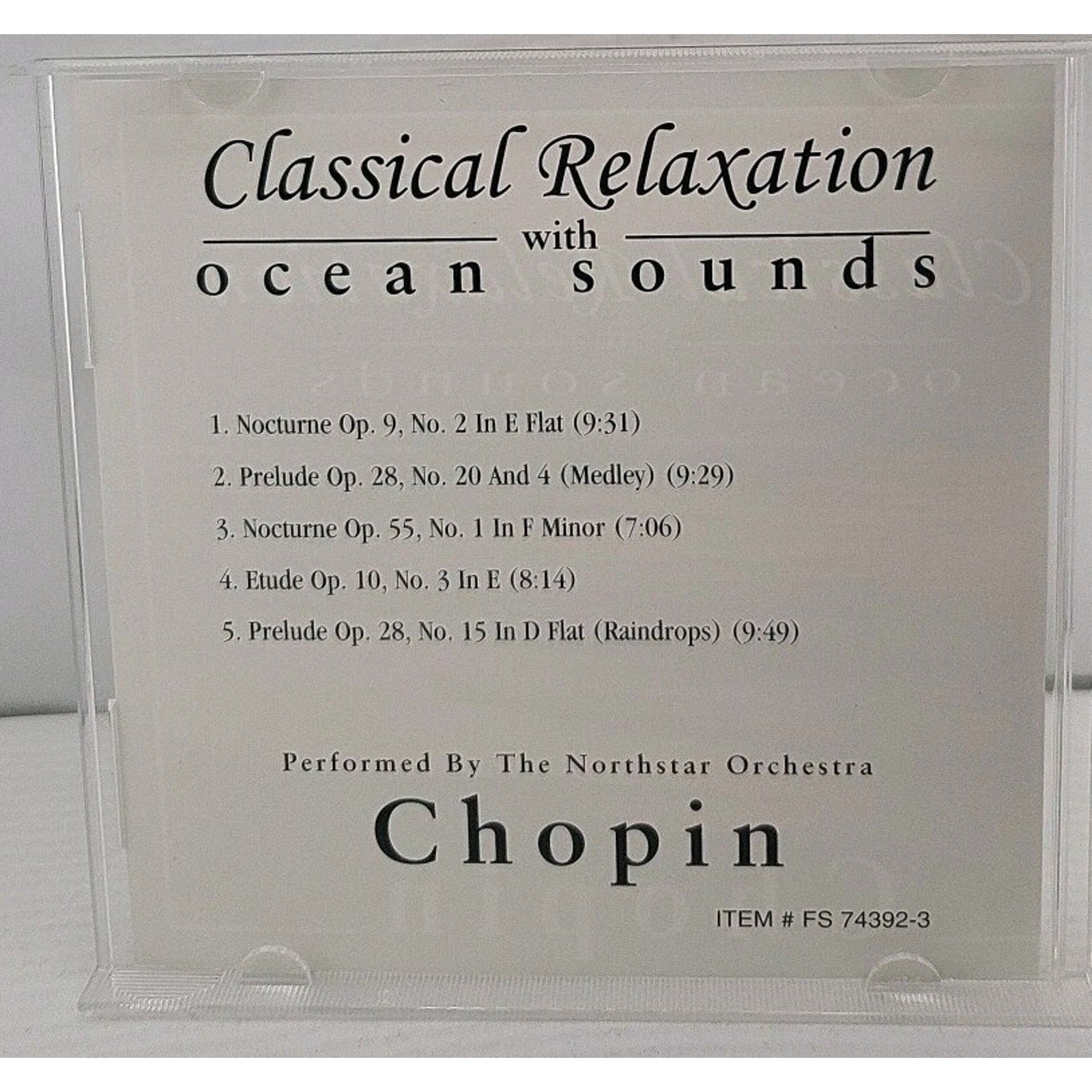 Classical Relaxation With Ocean Sounds: Chopin CD