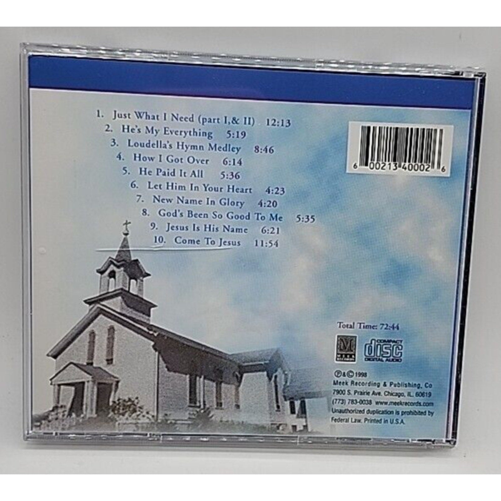 Just What I Need by Rev Evans Clay (CD, 1999)