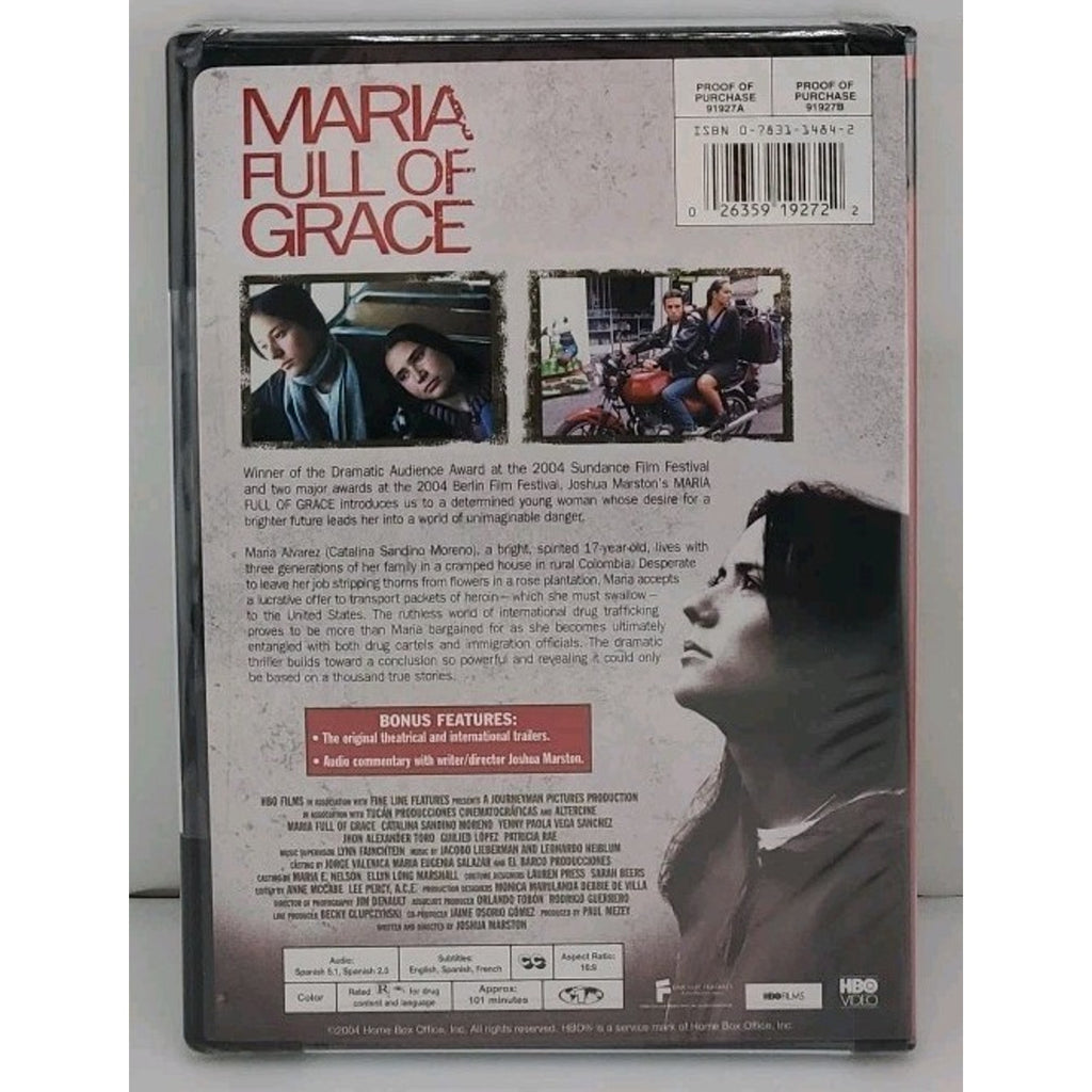Maria Full of Grace (DVD, 2004) *Brand New*