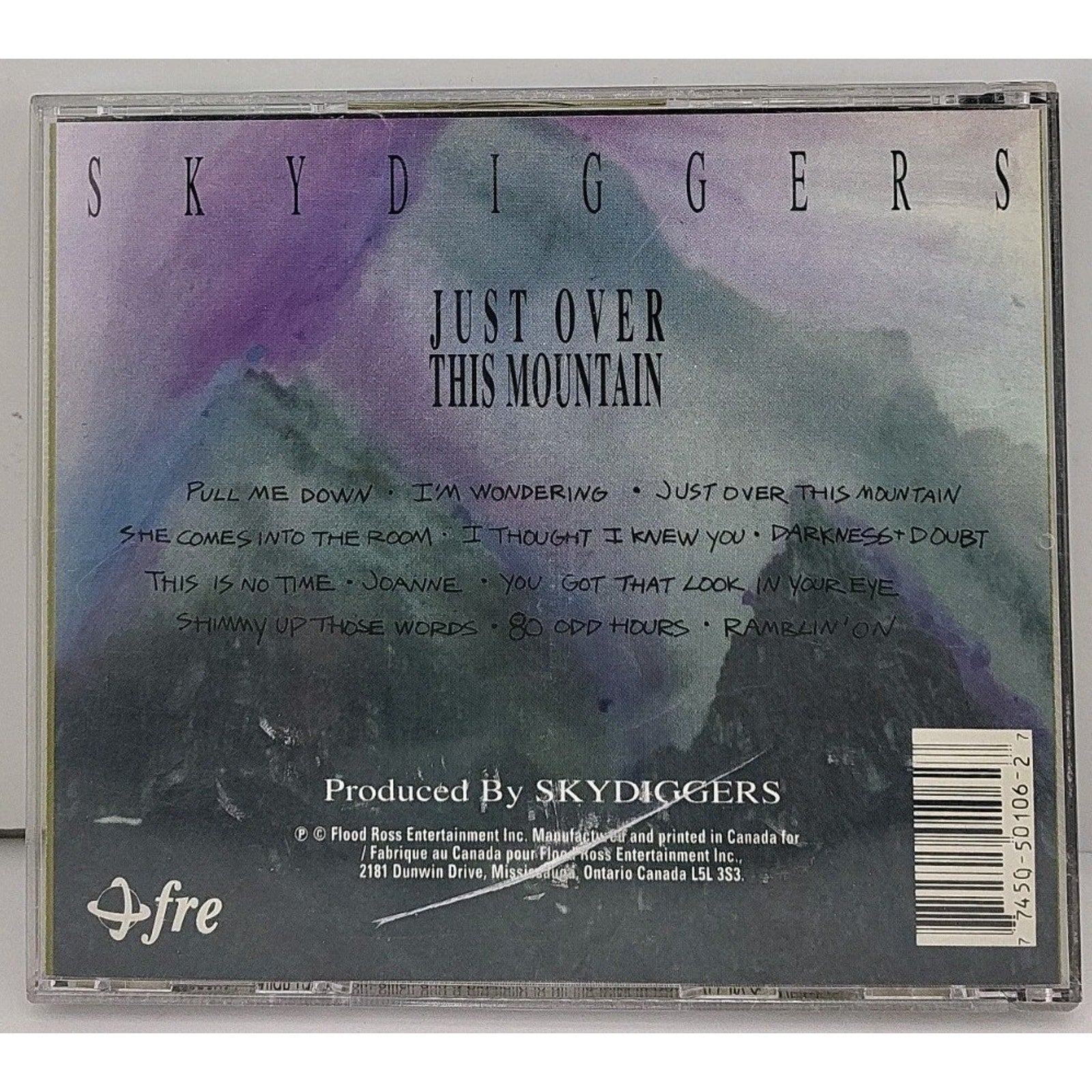 Skydiggers Just Over This Mountain Music CD Album
