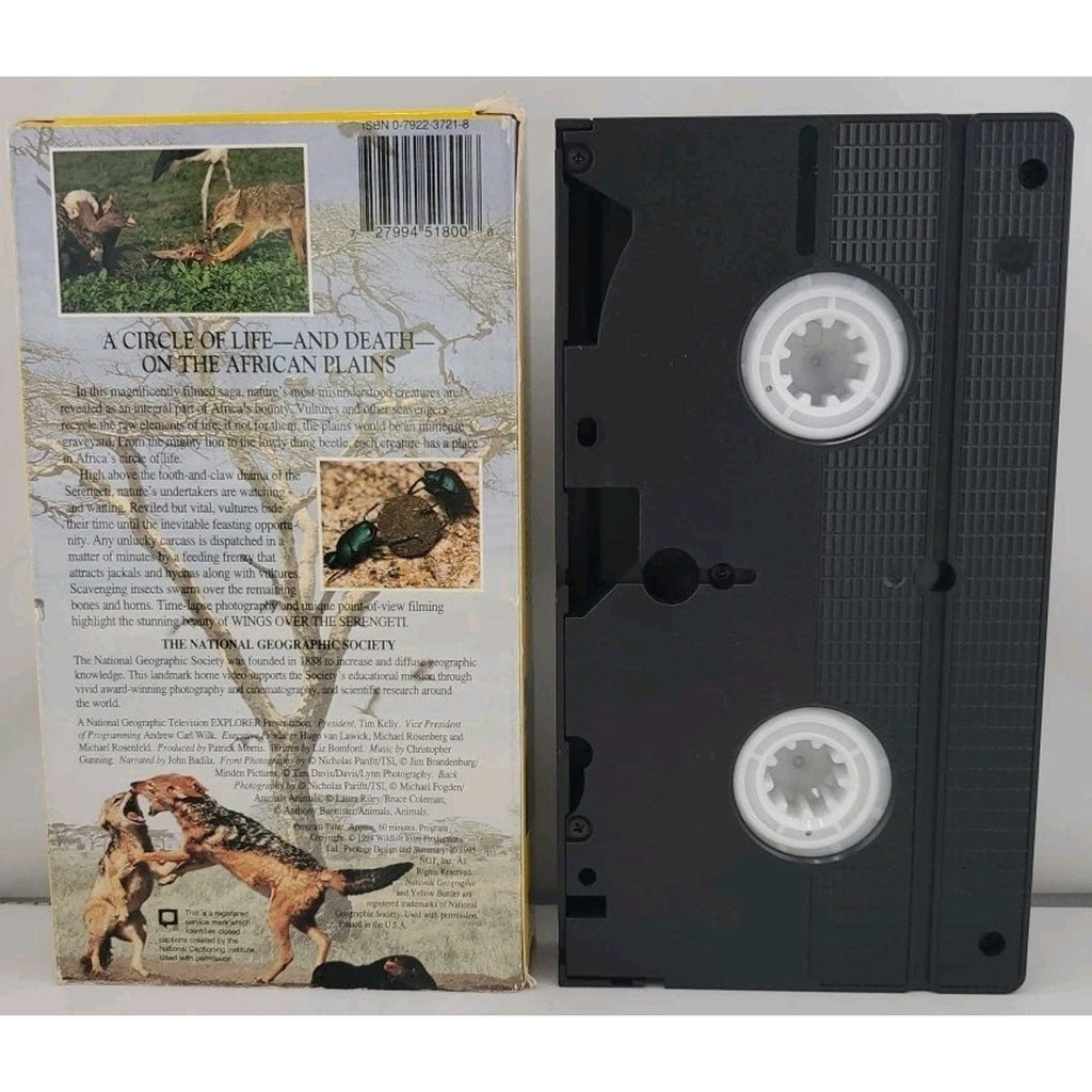 National Geographic Video - Wings Over the Serengeti (VHS, 1996)