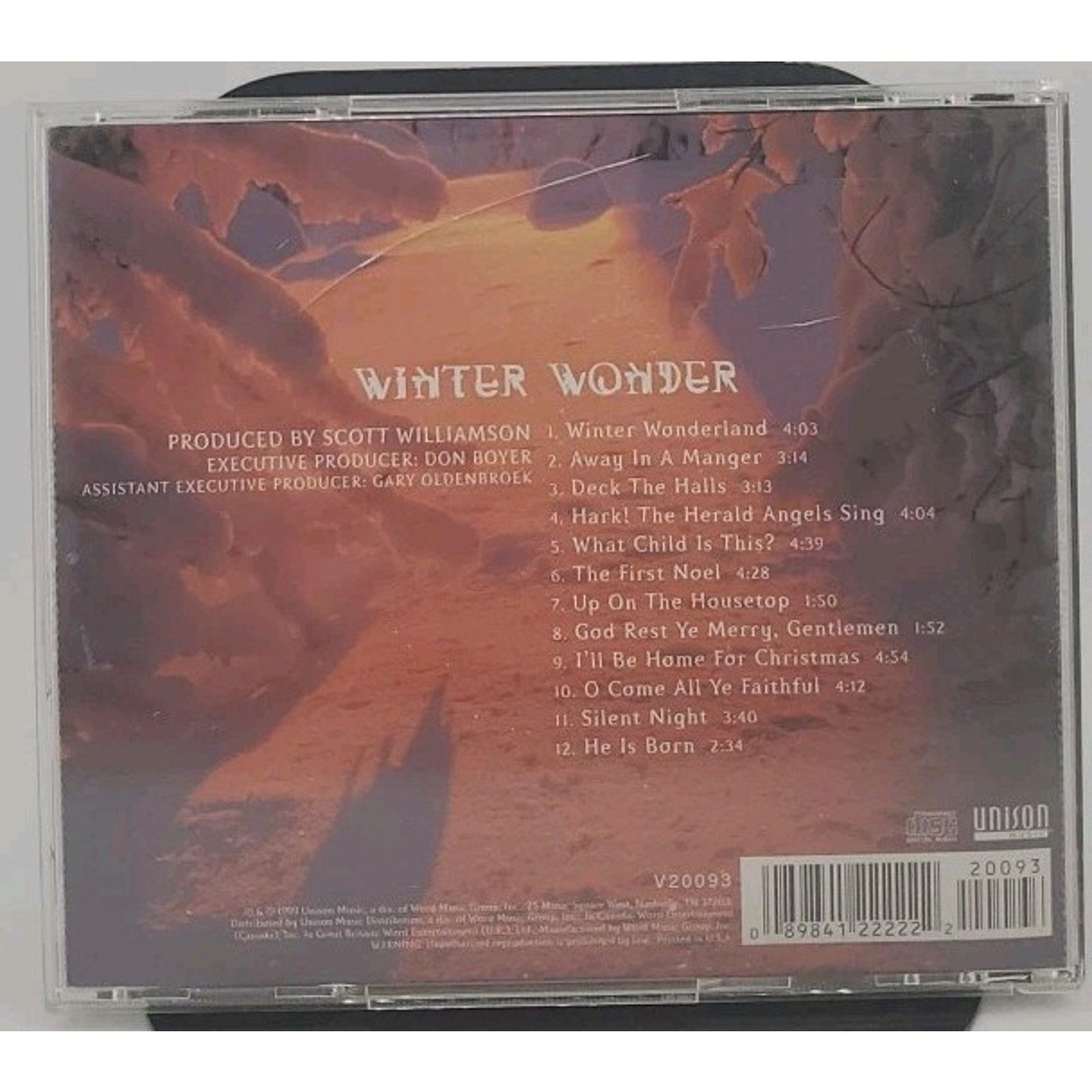 Winter Wonder Acoustic - Rock Christmas Music CD 1999 Unison