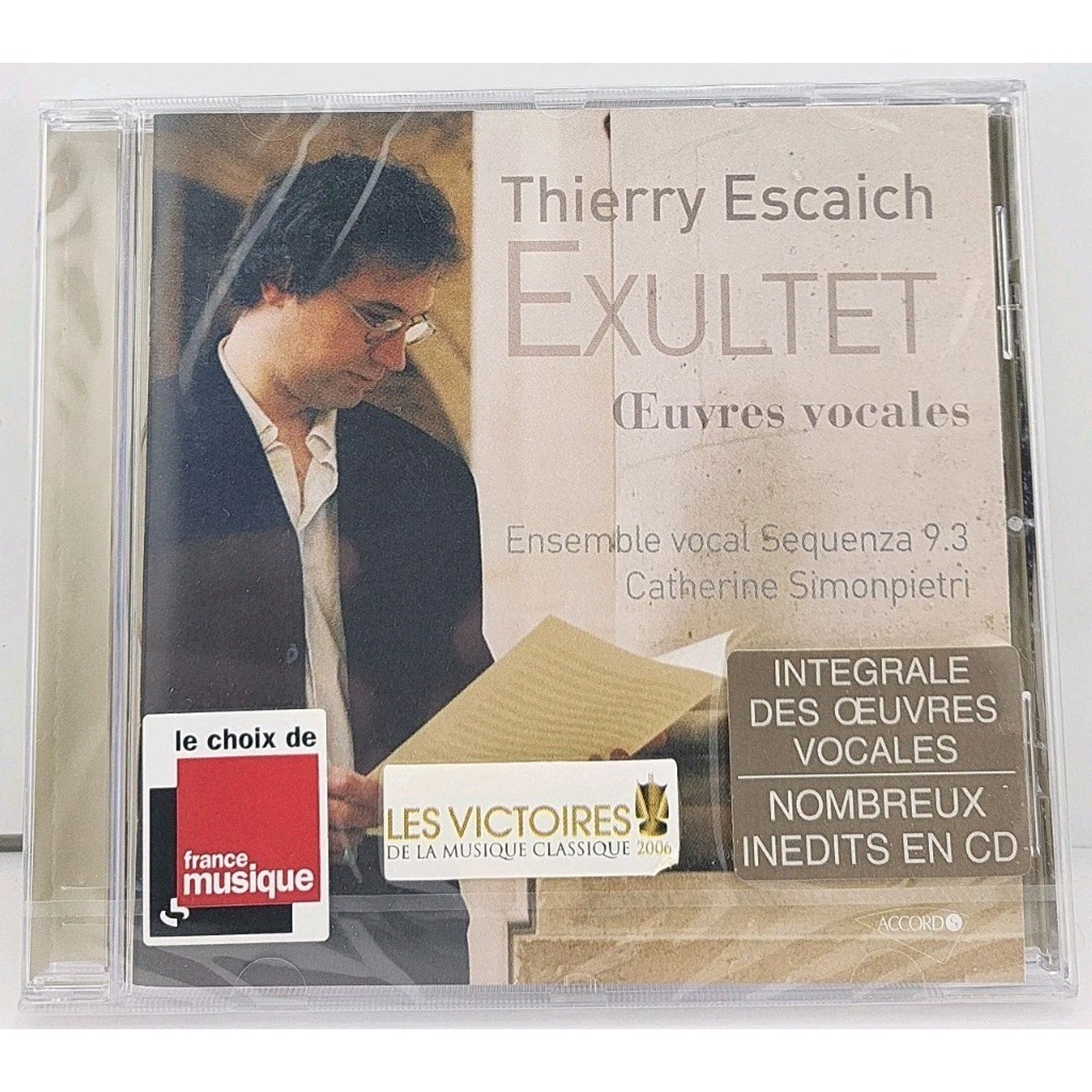 Escaich: Exultet (Vocal Works) by Escaich / Simonpietri *Brand New*