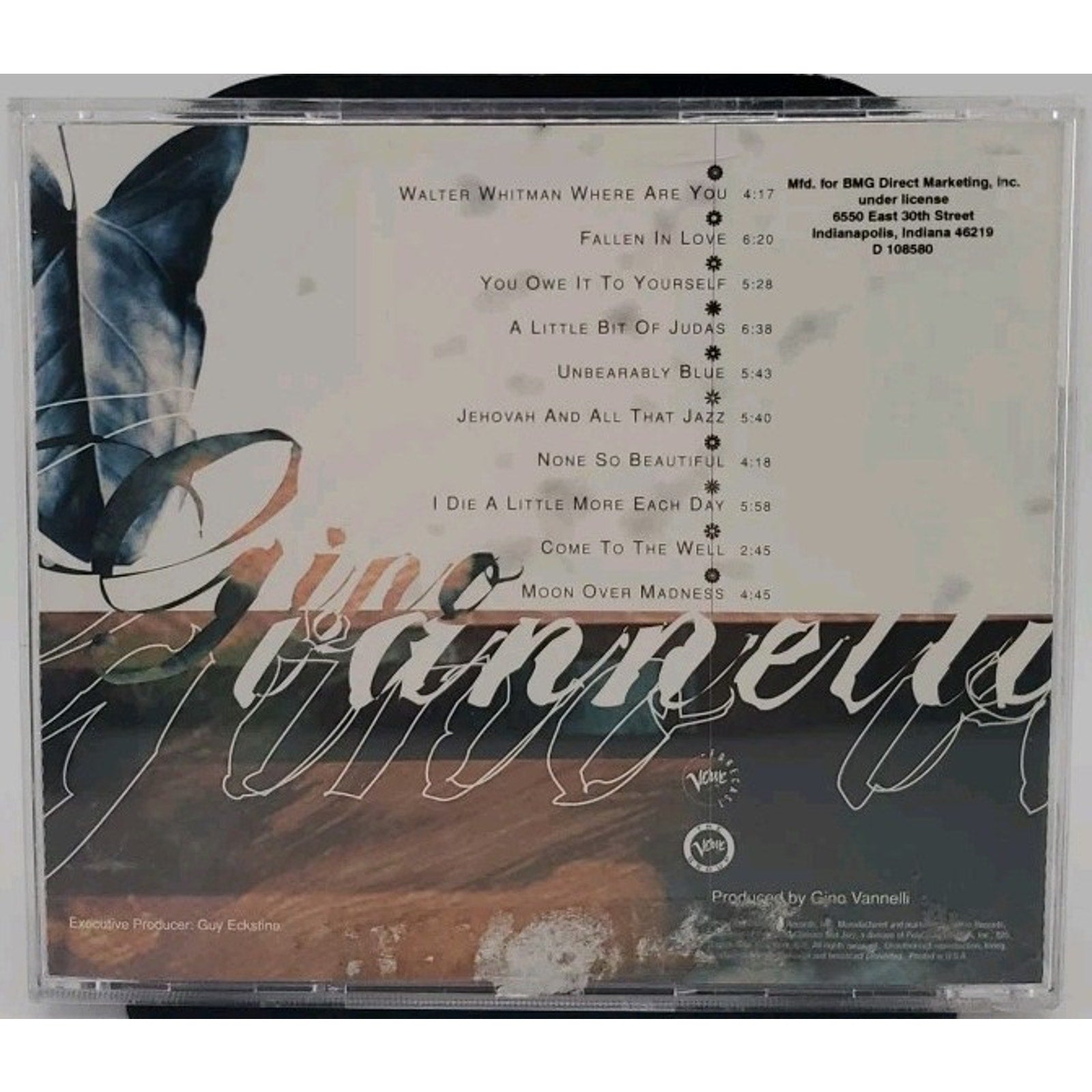 Yonder Tree by Gino Vannelli (CD, May-1995, Verve)