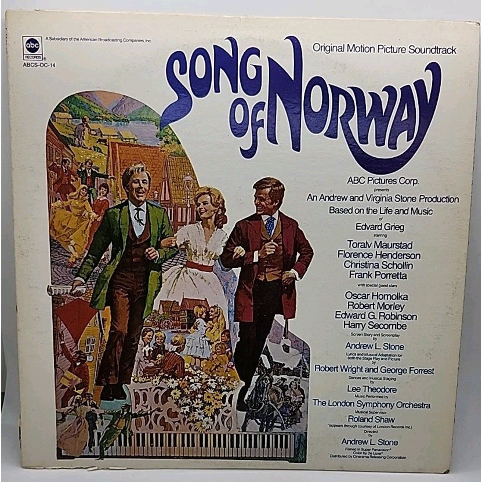 Song of Norway Original Motion Soundtrack Vinyl Record LP