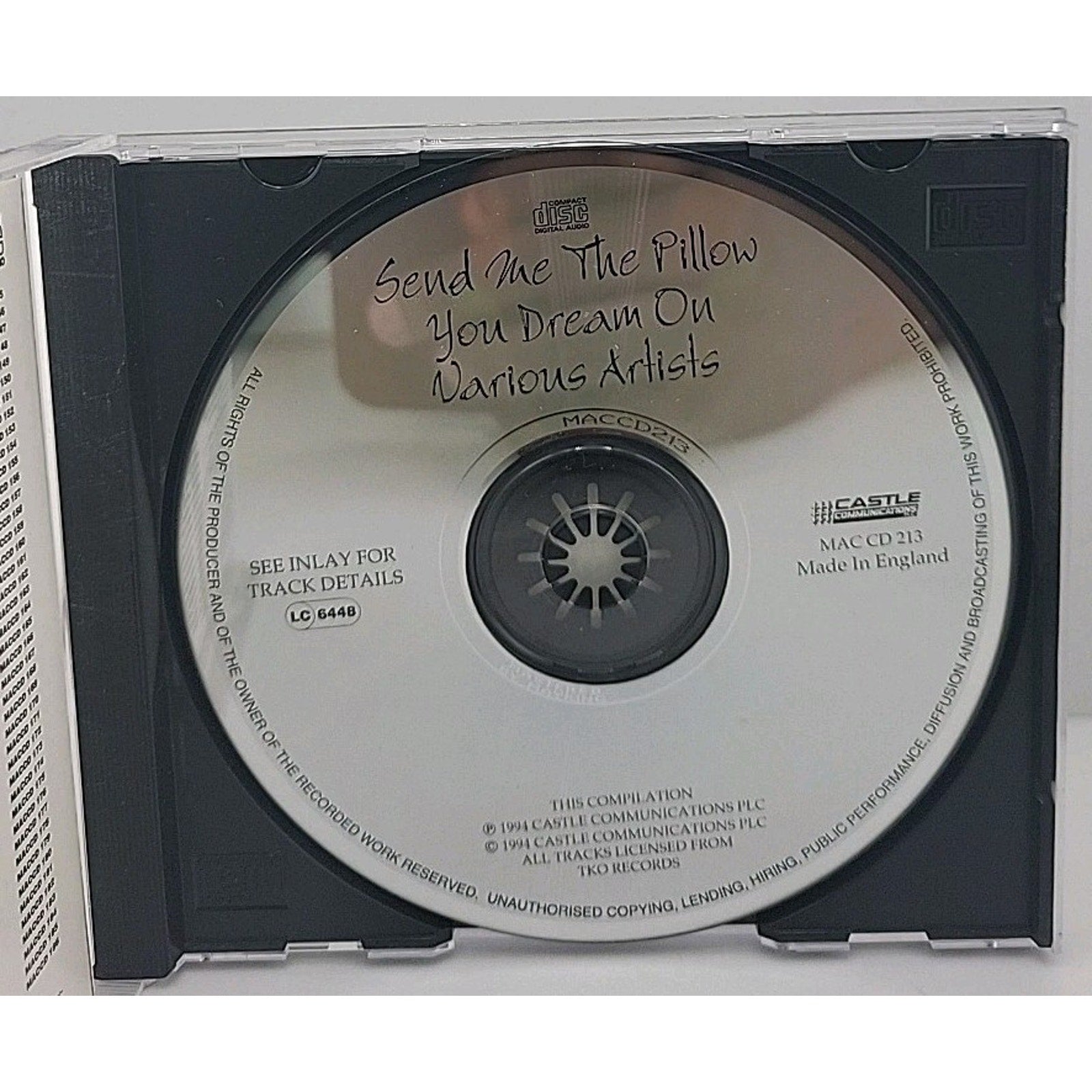 Send Me The Pillow You Dream On CD Various