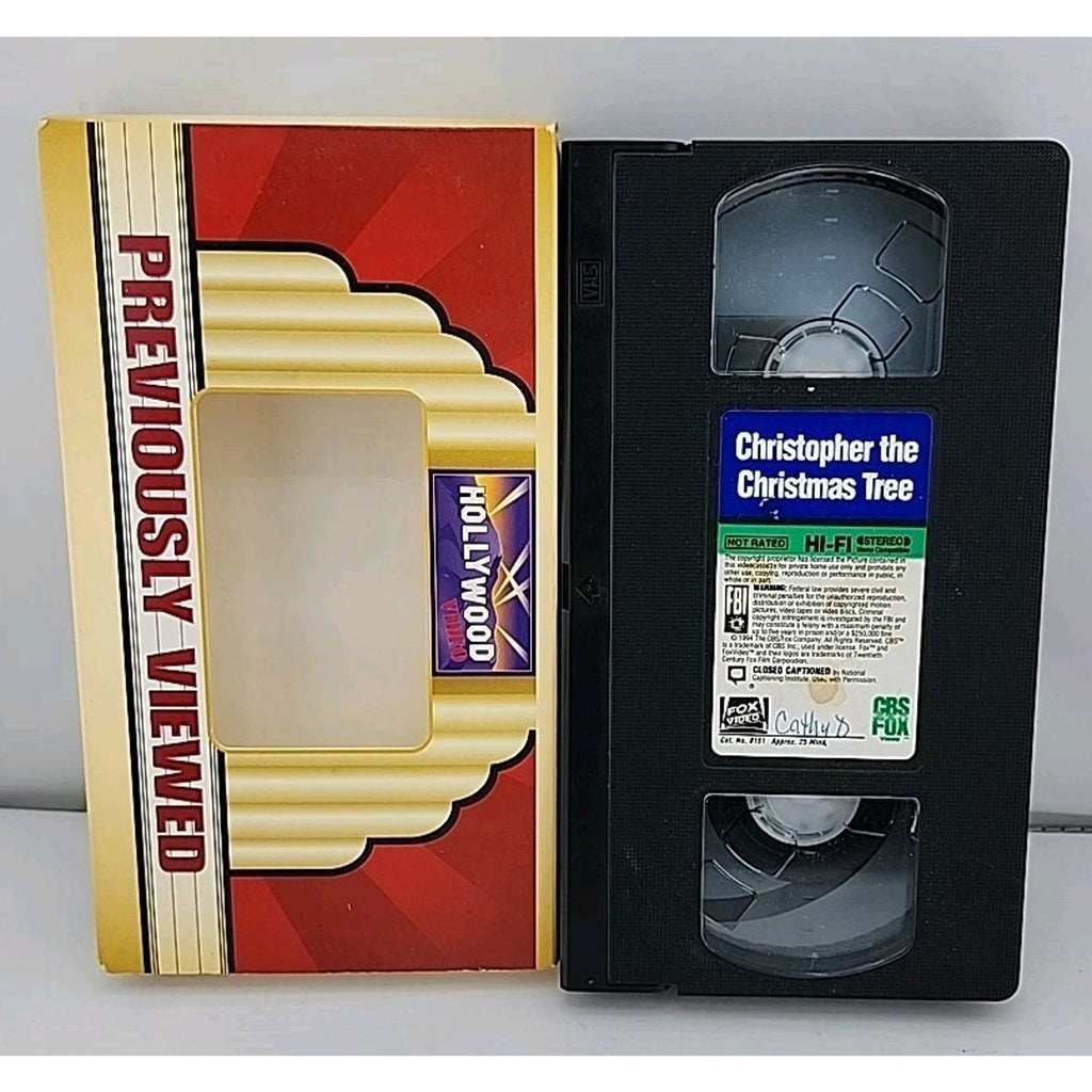 Christopher the Christmas Tree (VHS, 2001)