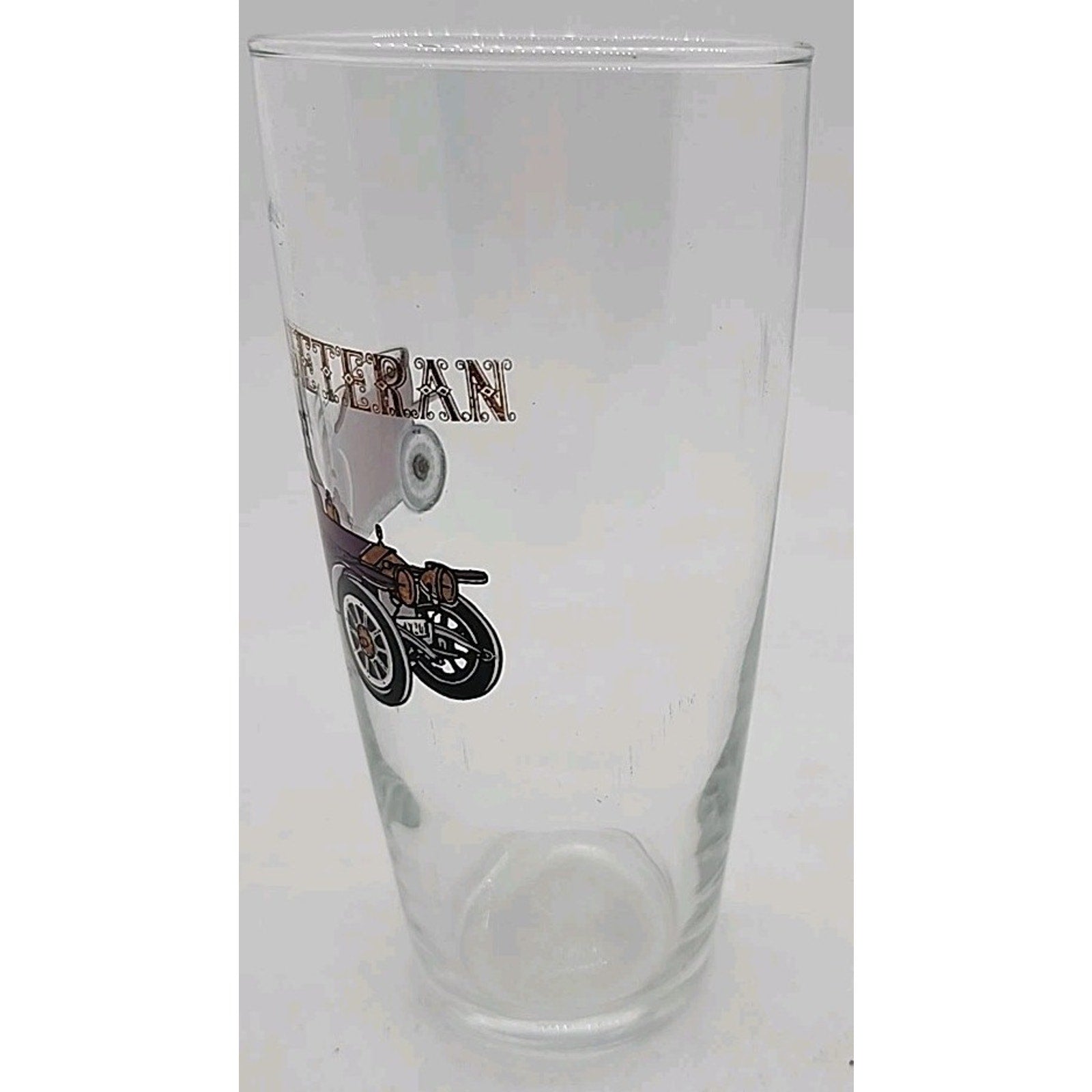 Set Of 5 Vintage Veteran Classic Car Glasses Early 1900s Cars