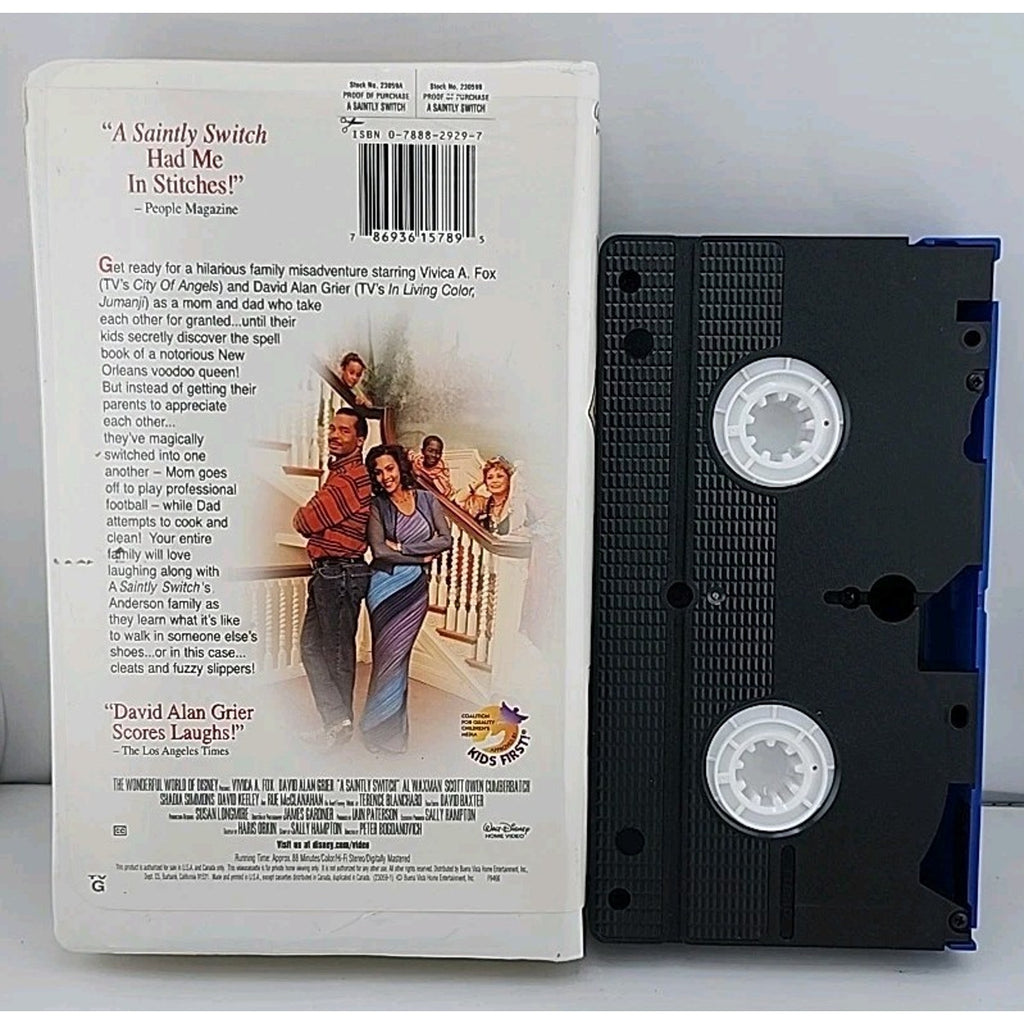 A Saintly Switch (VHS, 2001, Clam Shell Case)