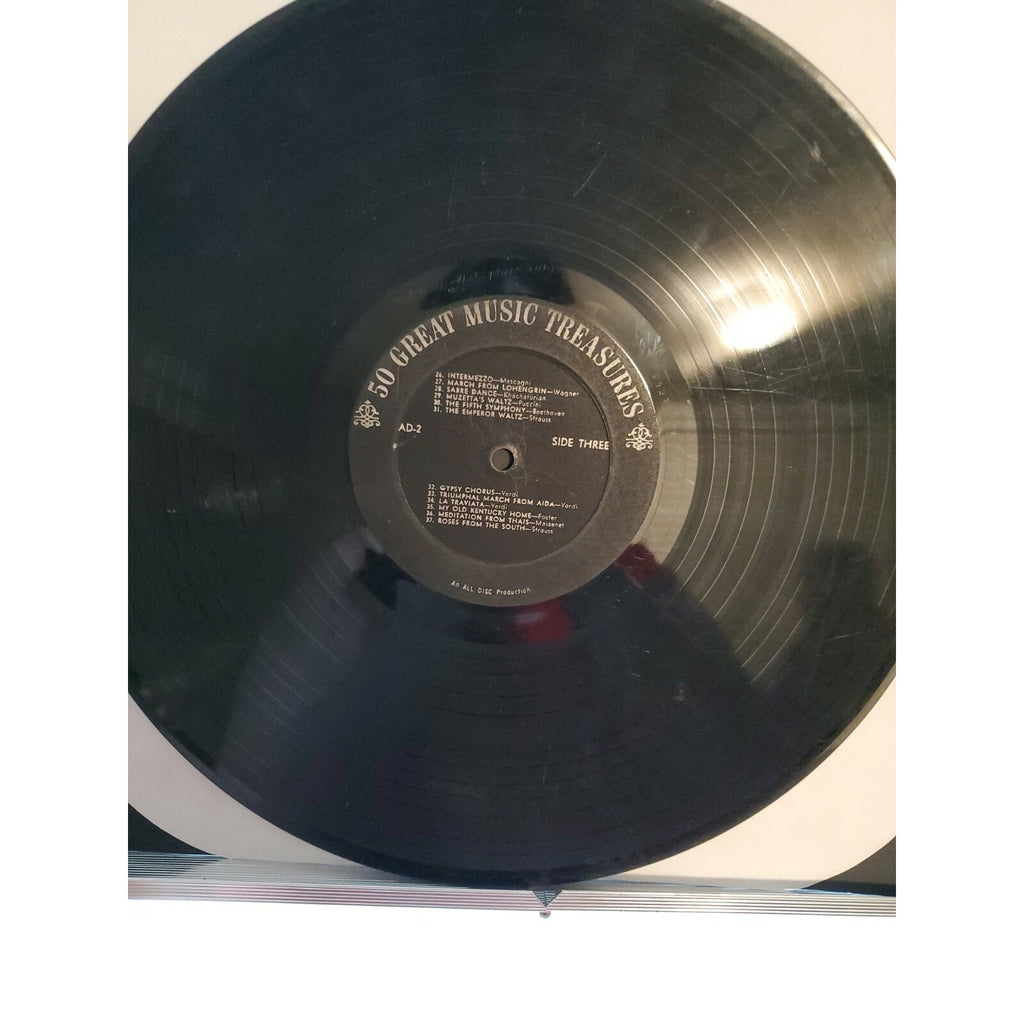50 Great Music Treasures (1962) - Vinyl LP Album Record 2 missing 1st record