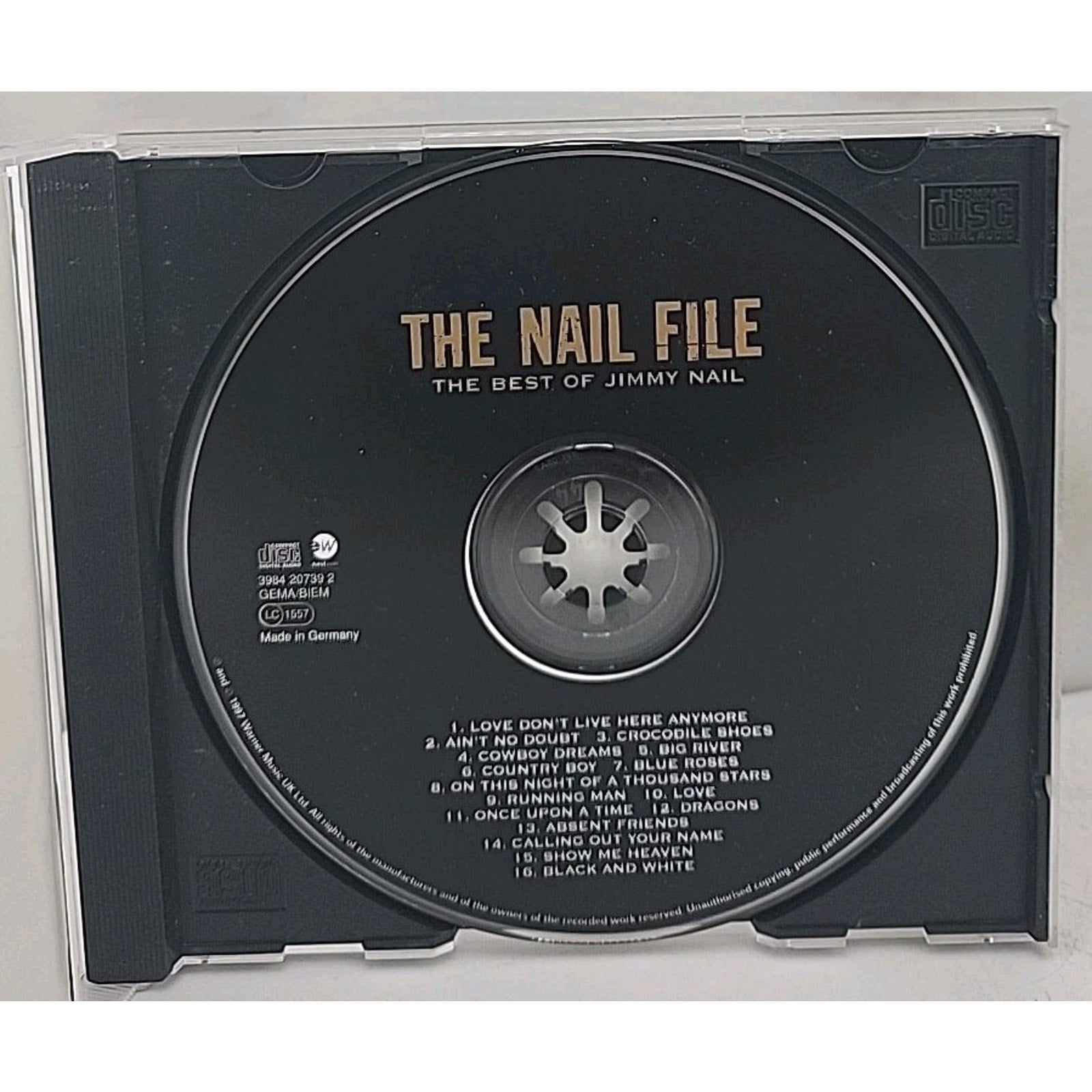 Nail File (Best Of) by Jimmy Nail (CD, Dec-1997, EastWest)