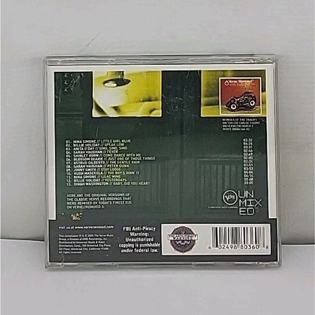 Verve Unmixed 3 by Various (CD, 2005)