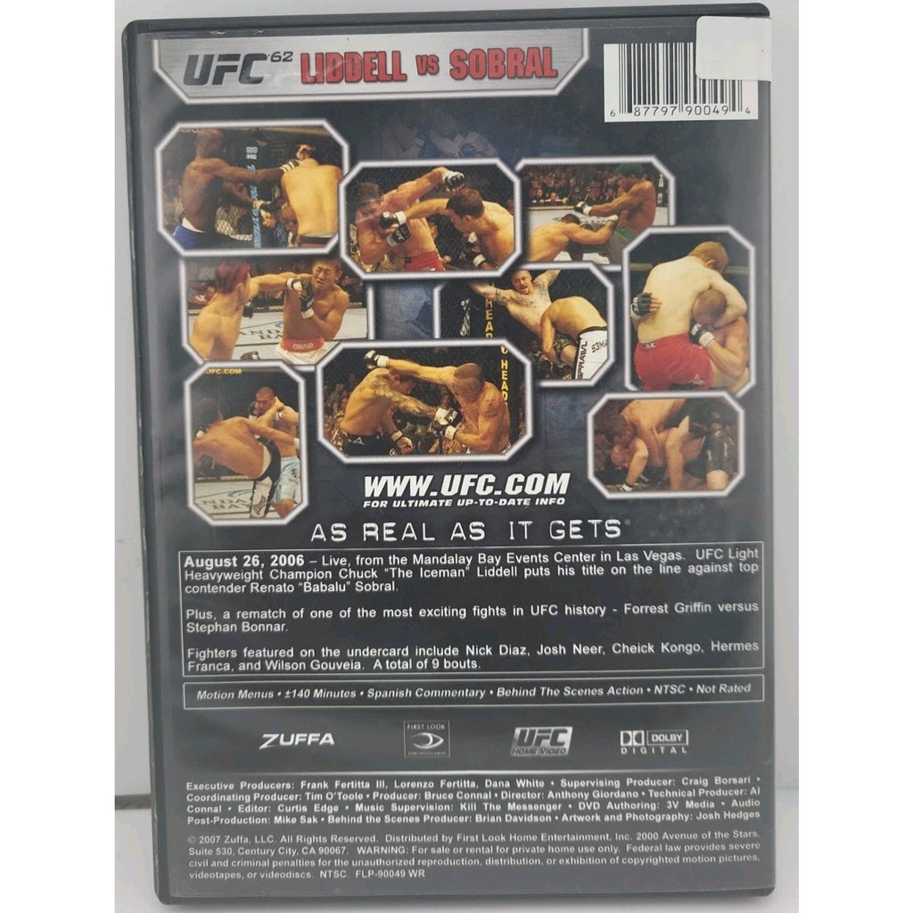 UFC 62: Liddell Vs. Sobral (DVD)