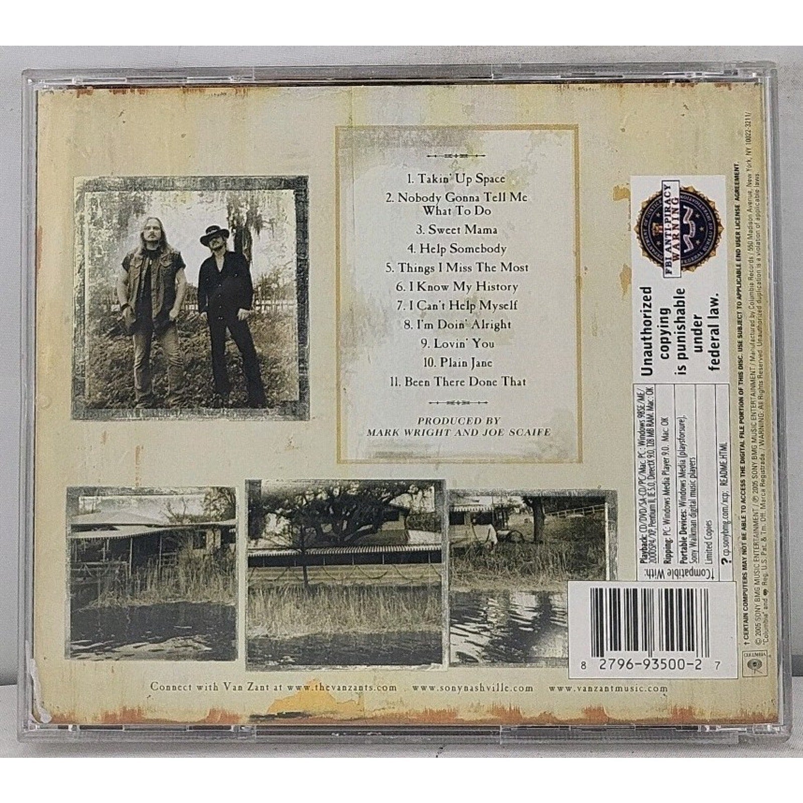Get Right with the Man by Van Zant (CD, 2005)