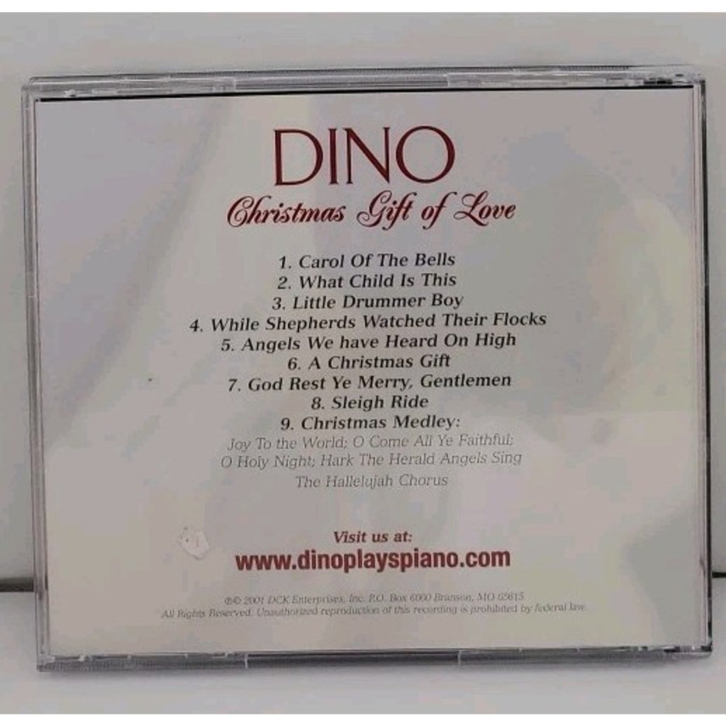Dino Christmas Gift of Love Merry Christmas Holiday Carols Piano CD