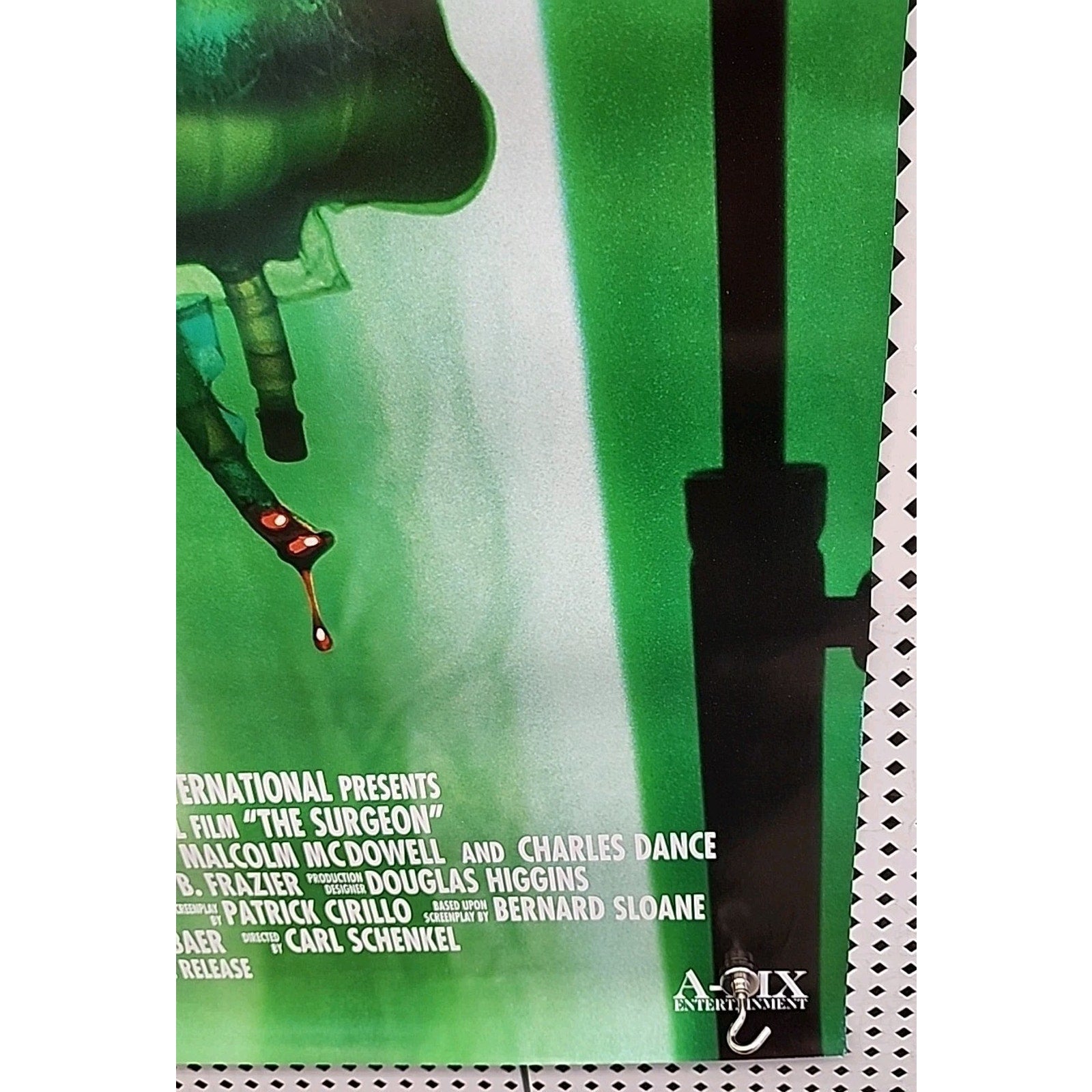 The Surgeon Movie Poster 27x40 1995 Rare Horror