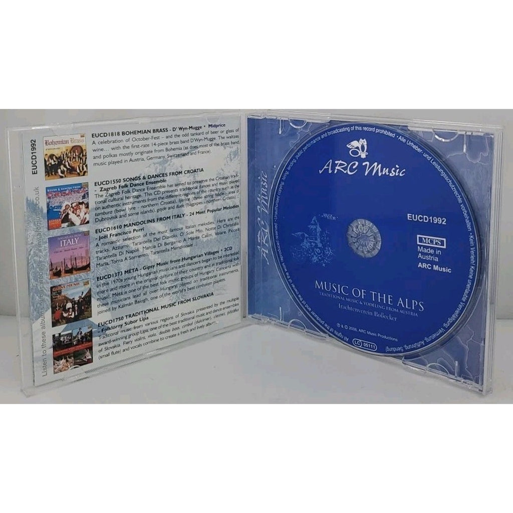 Music of the Alps: Traditional Music & Yodeling Fr by Trachtenverein RoBecker CD