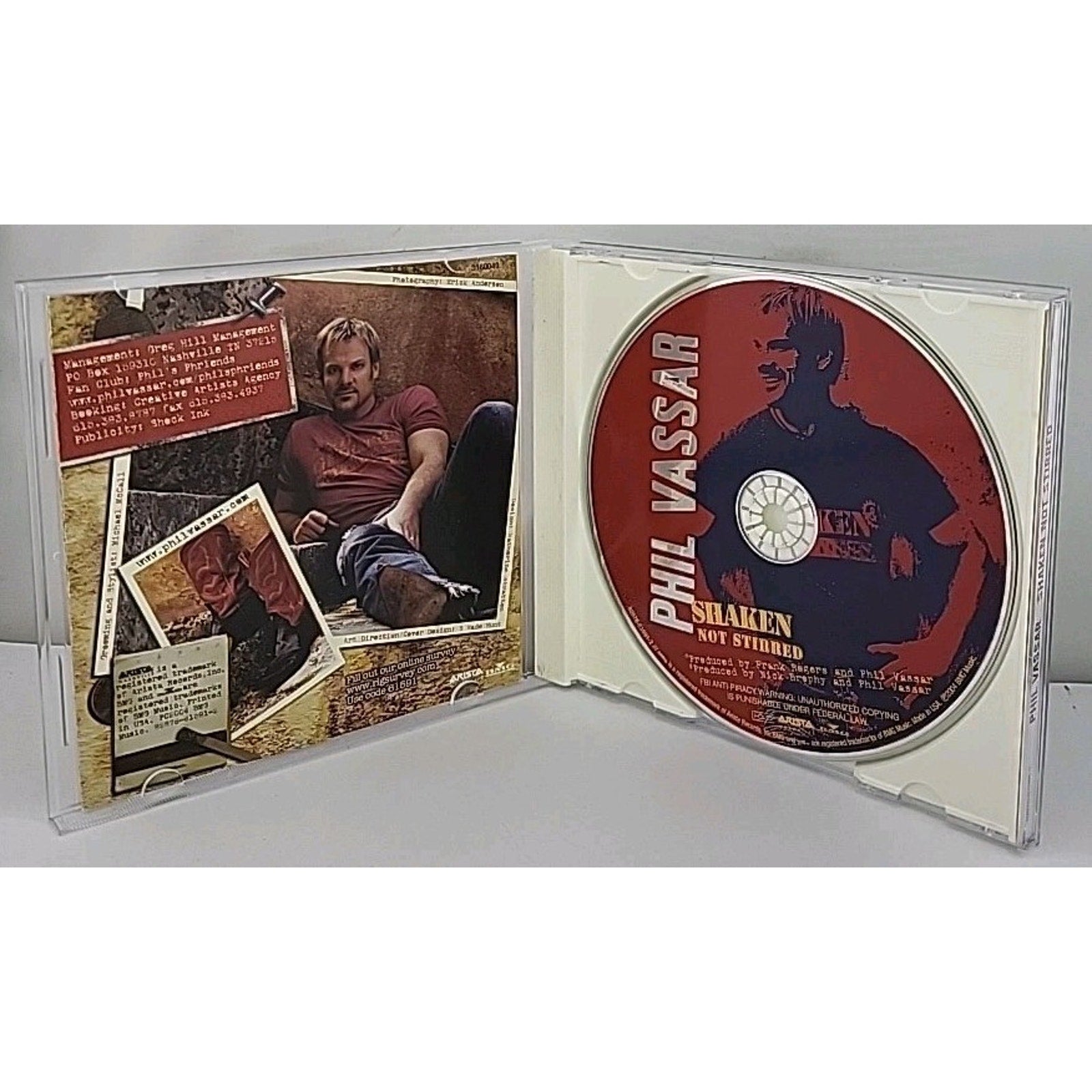 Shaken Not Stirred by Phil Vassar (CD, Sep-2004, Arista)