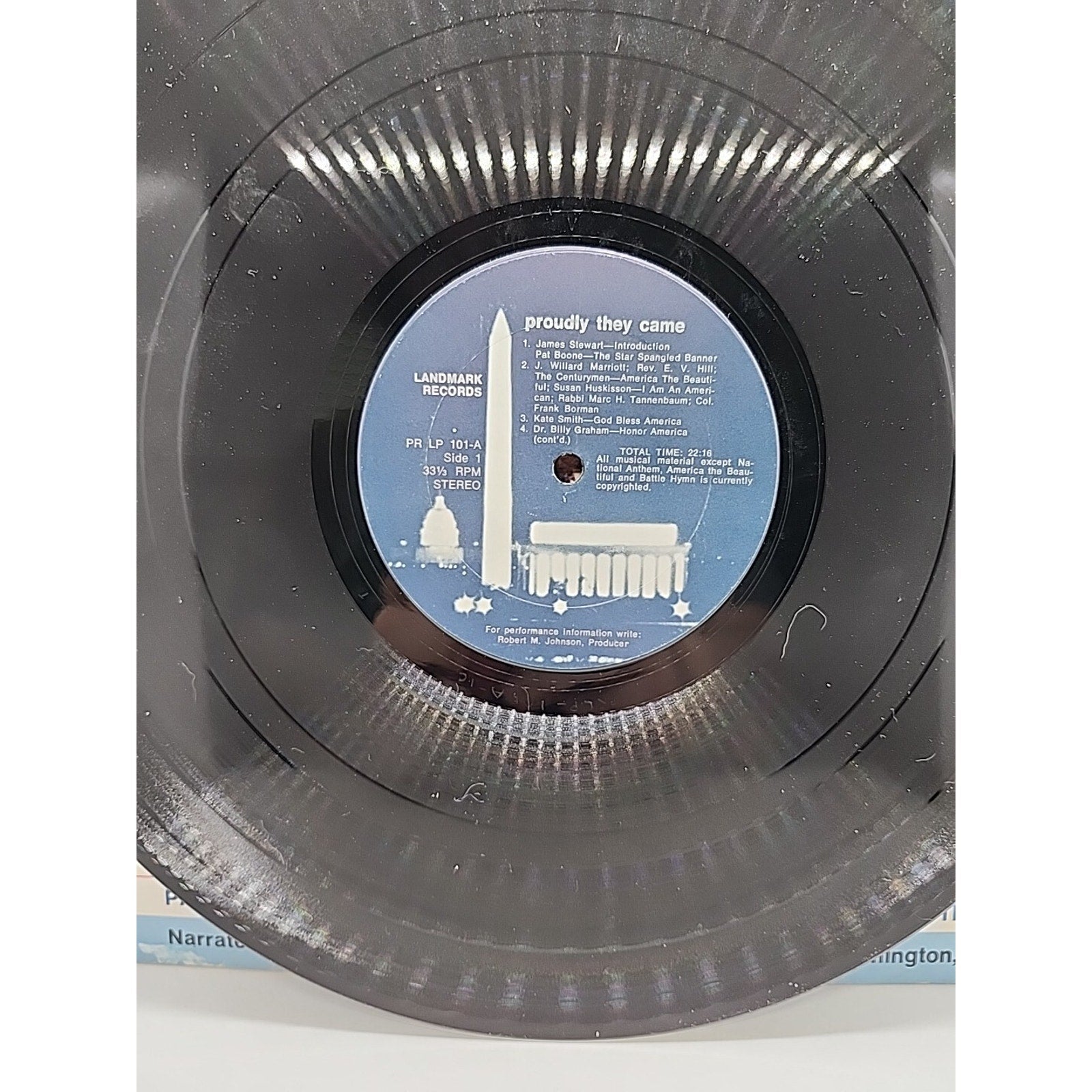Proudly They Came to Honor America 2 Vinyl Record LP