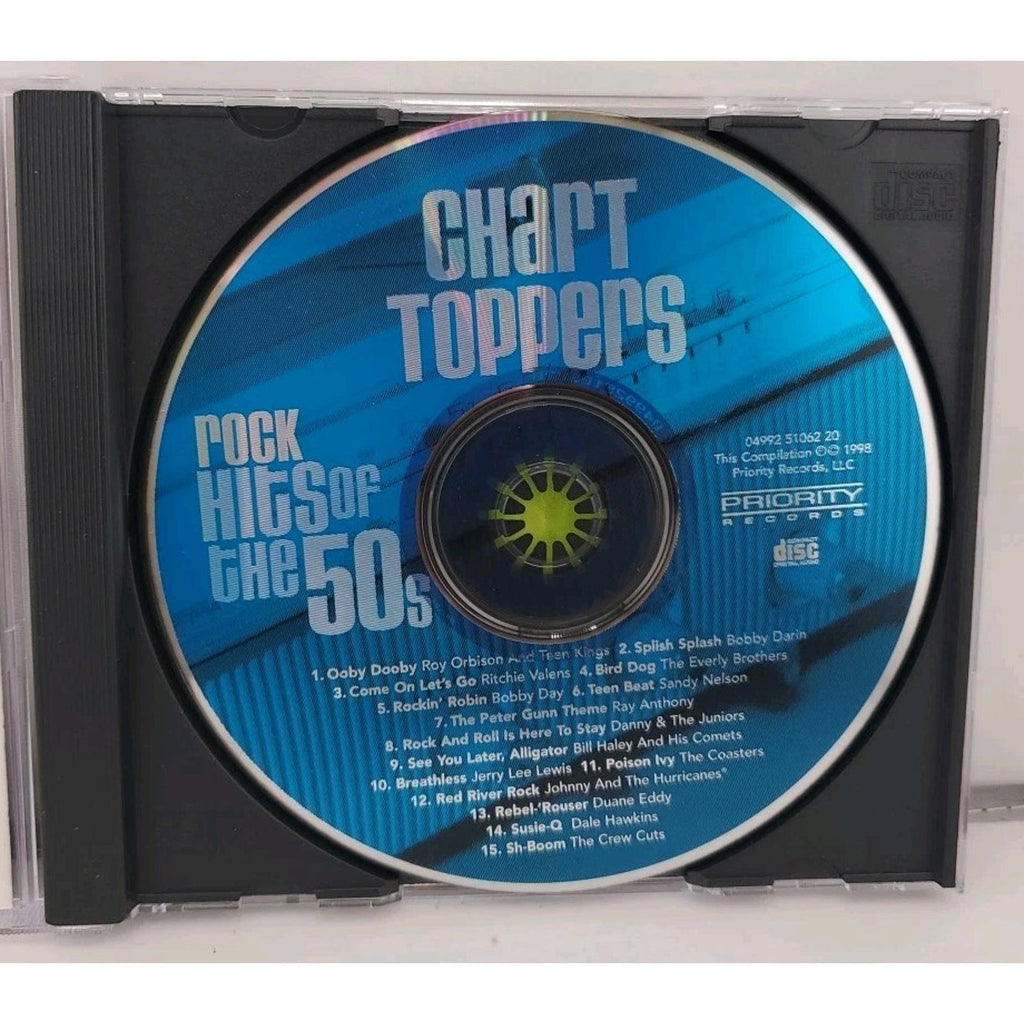 50's Rock Hits by Chart Toppers (CD, 1998)