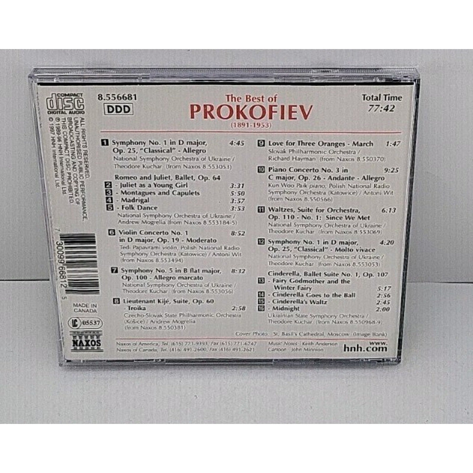 Best of Prokofiev by Prokofiev (CD, 1999)