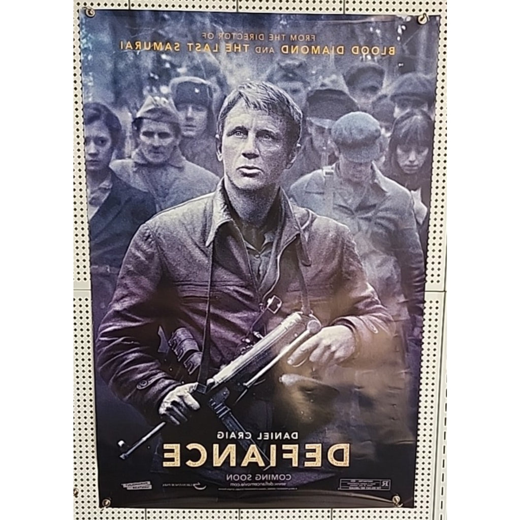 Defiance Movie Poster DS 27x40 Original DS Final Style Daniel Craig 2008 WWII