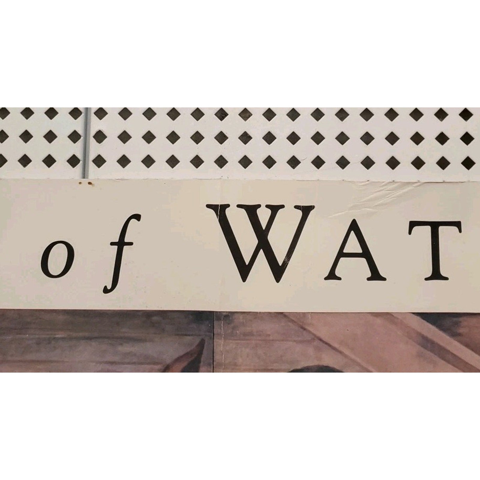Board Of Water & Light Destructive Force of Water by Frank Cassara Poster 35x20