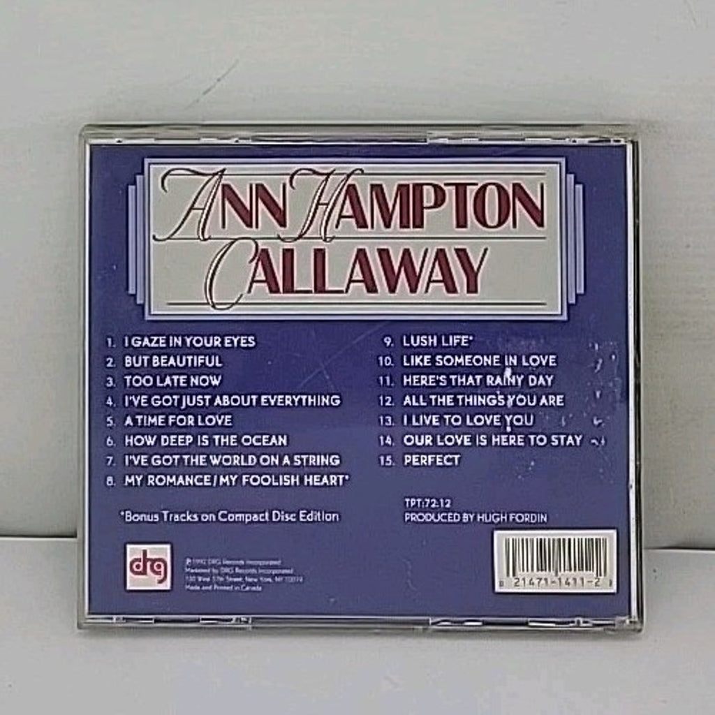 Ann Hampton Callaway by Ann Hampton Callaway (CD, 1992)