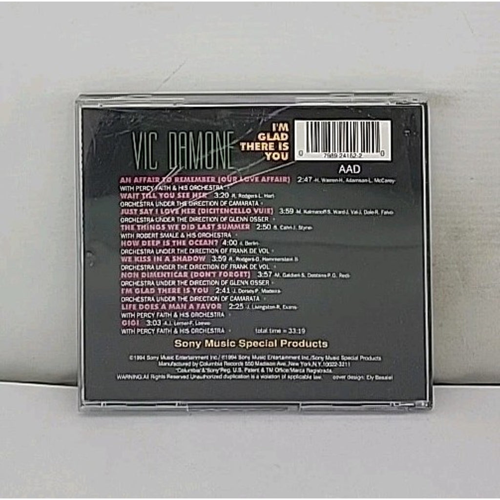Damone, Vic : I'm Glad there Is You by Vic Damone (CD, 1995)