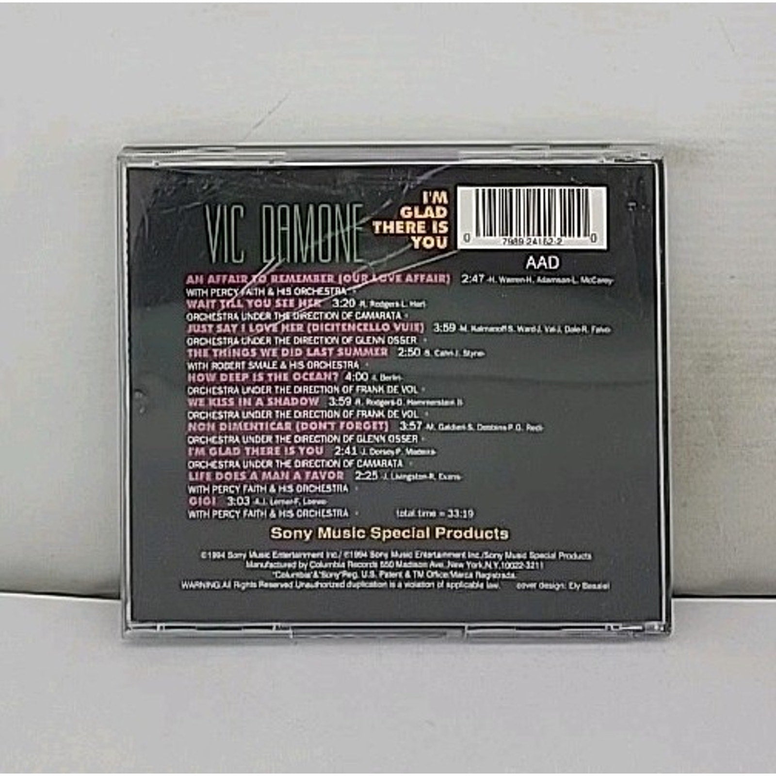 Damone, Vic : I'm Glad there Is You by Vic Damone (CD, 1995)