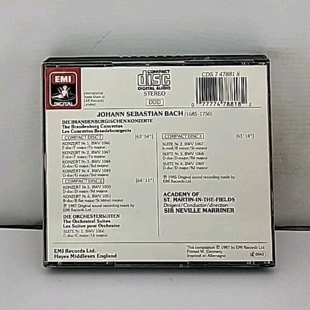 J.S. Bach - Brandenburgische Konzerte Nos. 1-6 - Orchestersuiten Nos. 1-4 3 CDs
