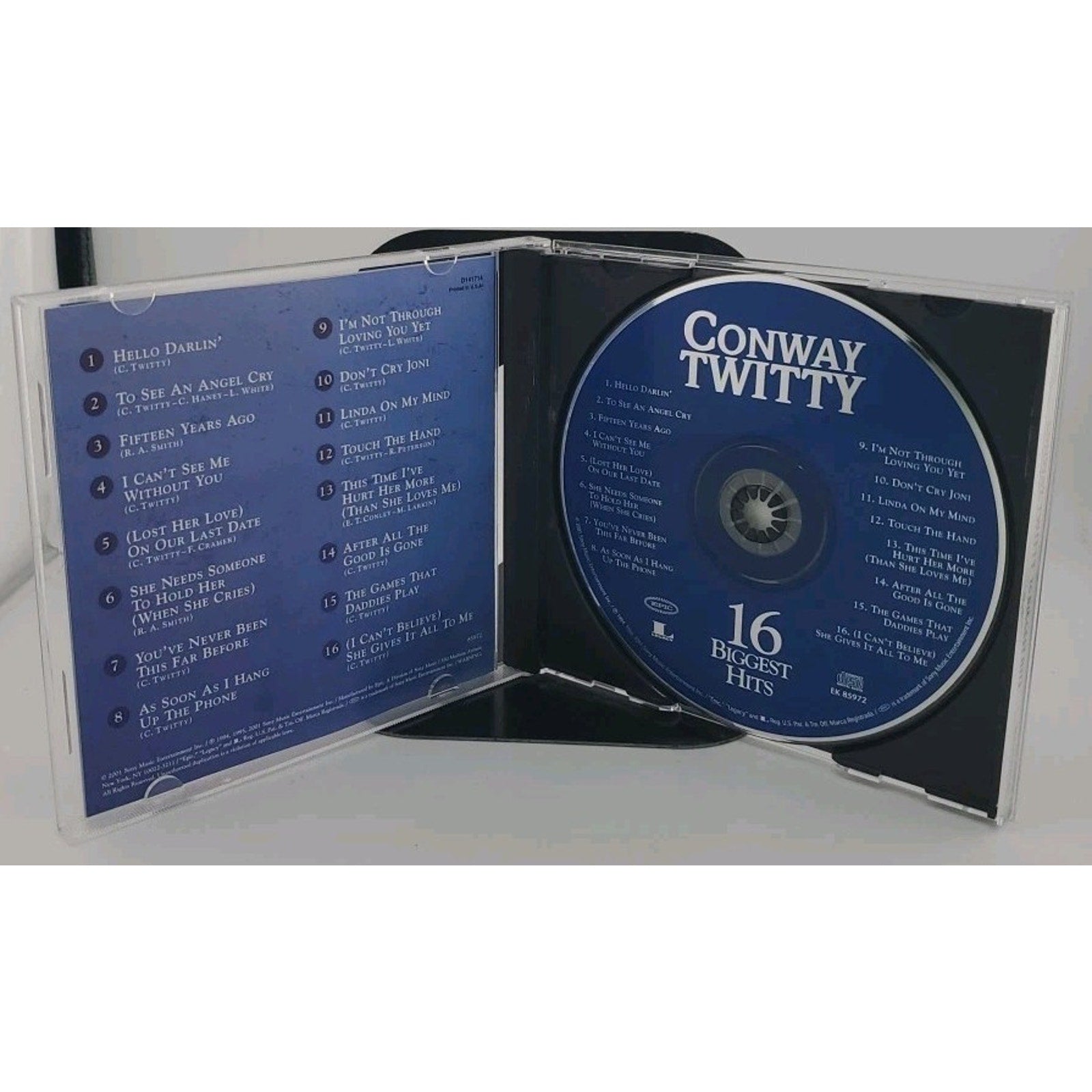 16 Biggest Hits by Conway Twitty (CD, 2001)