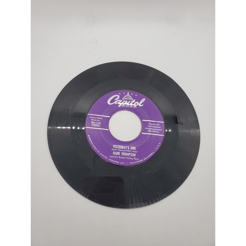 Hank Thompson - Yesterday's Girl/John Henry