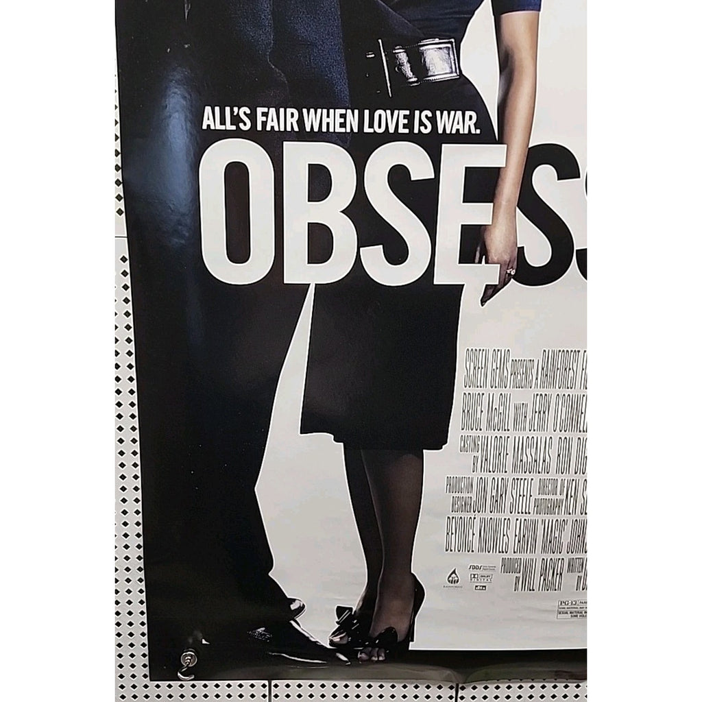 Obsessed Original Movie Theater Poster Double Sided 27x40