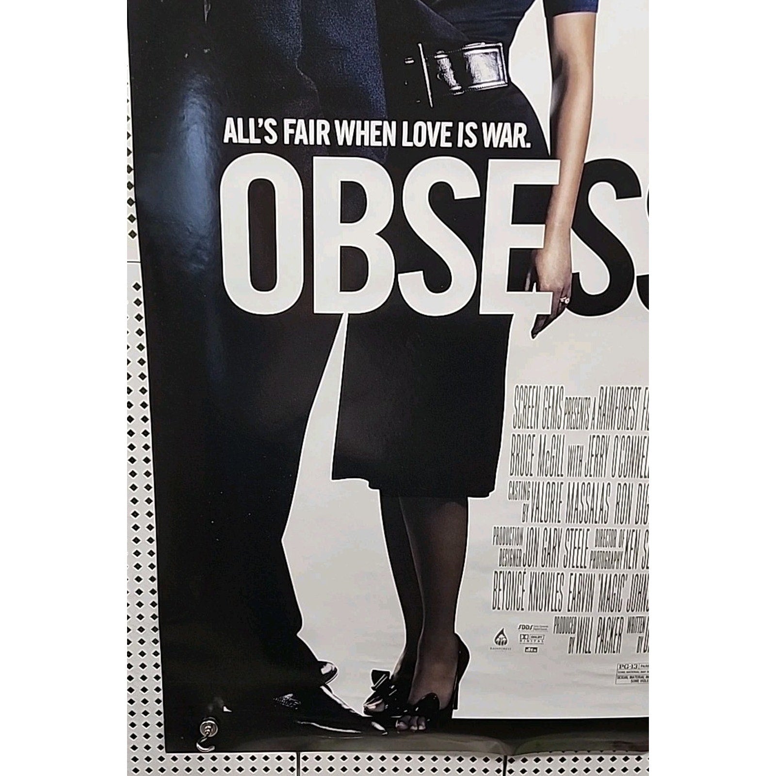 Obsessed Original Movie Theater Poster Double Sided 27x40