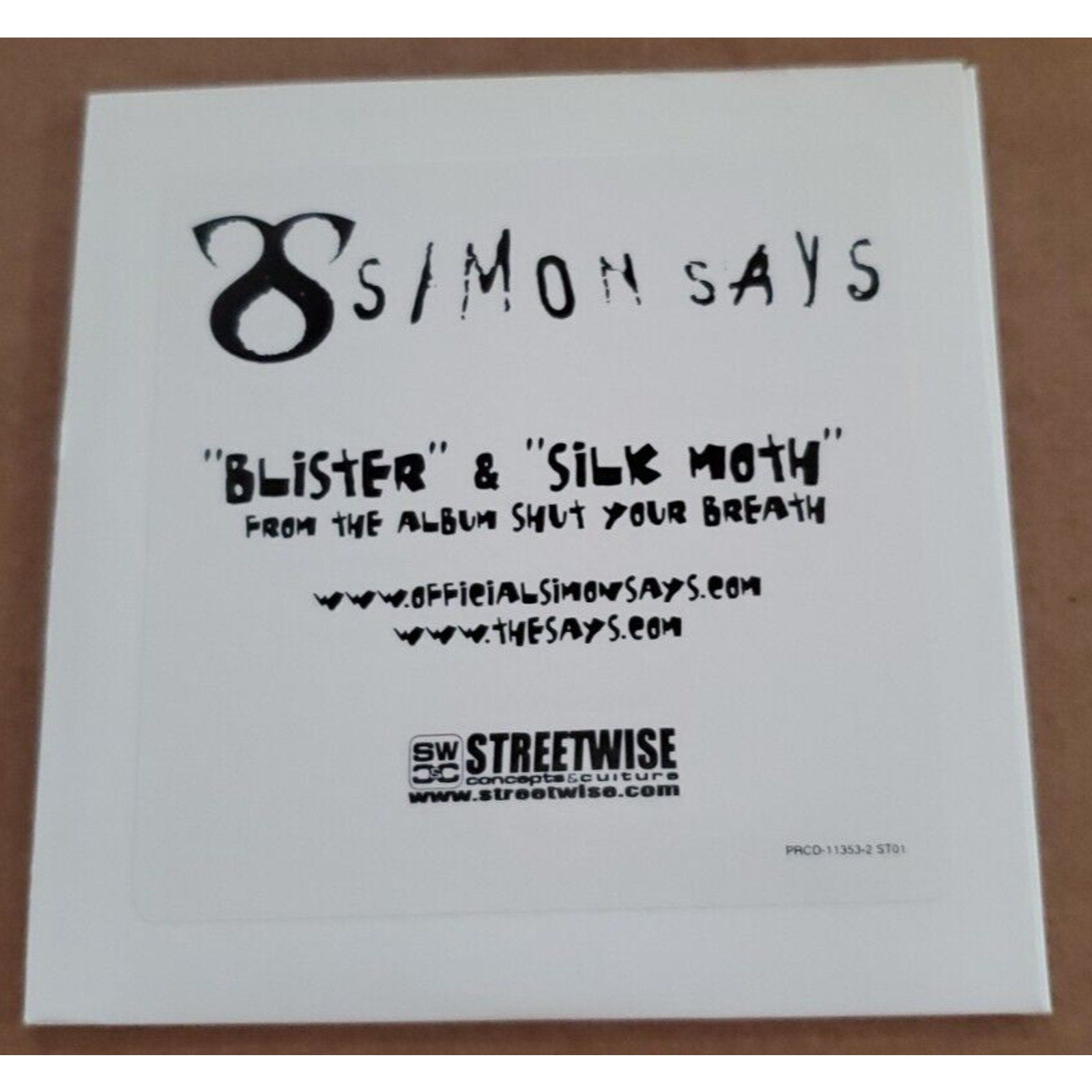 Simon Says Blister & Silk Moth (CD)