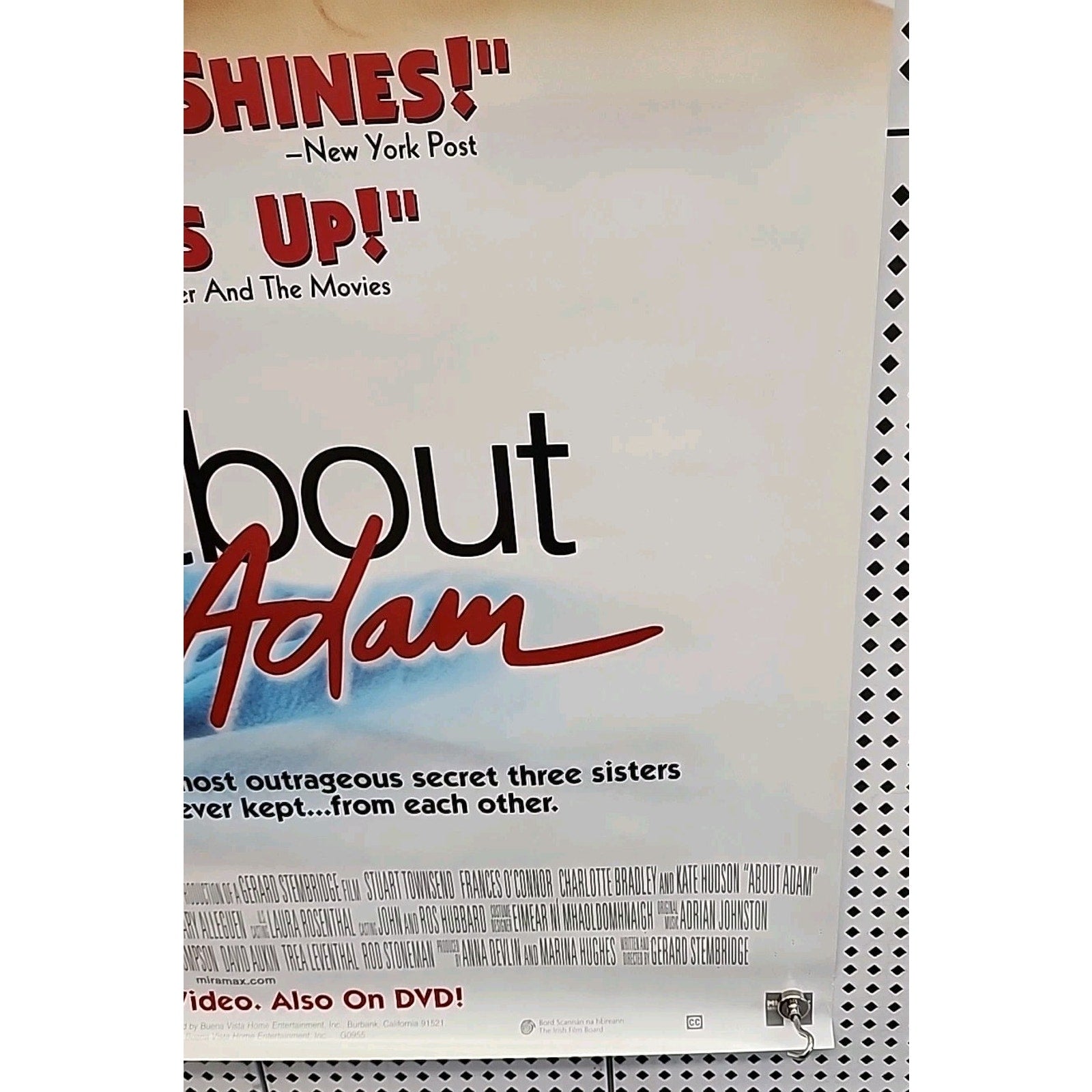 About Adam - original movie poster 27x40 - 2000 - Kate Hudson