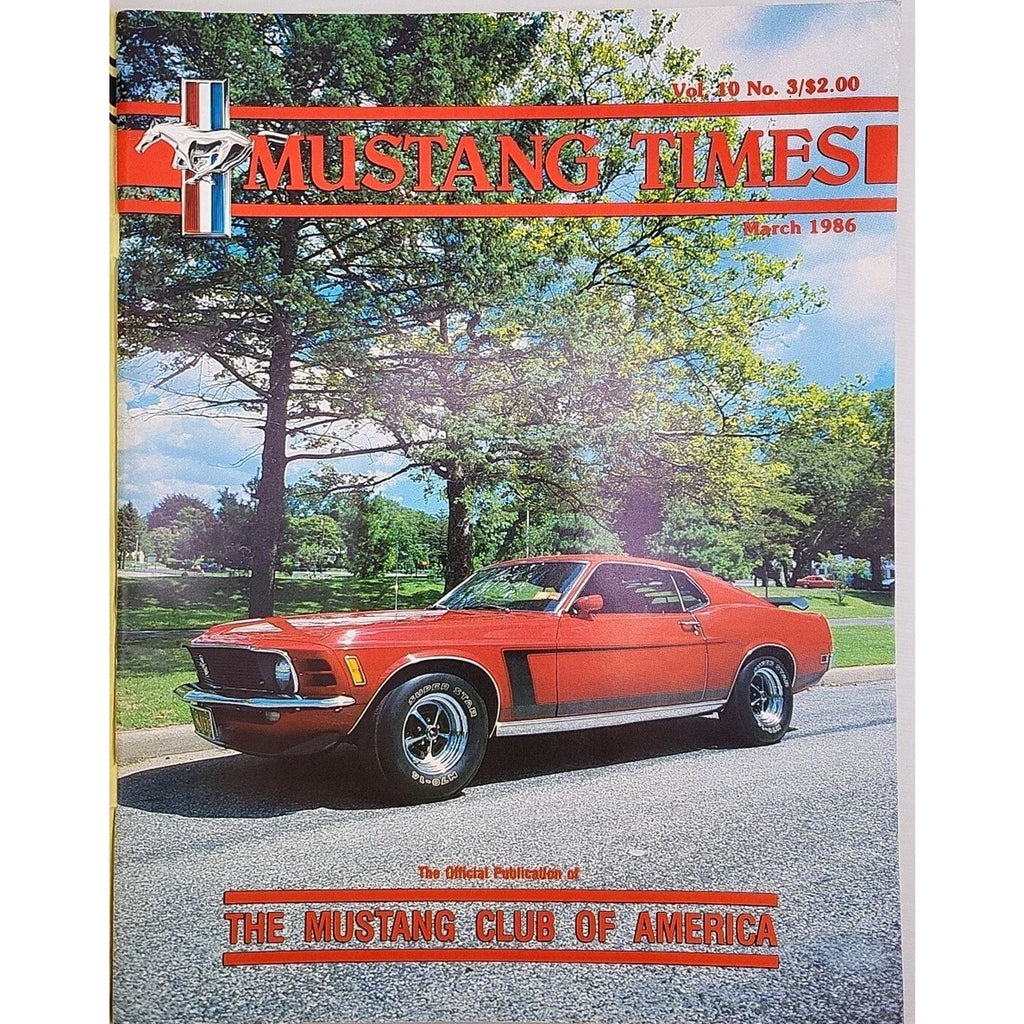 Mustang Times 1986 March Magazine