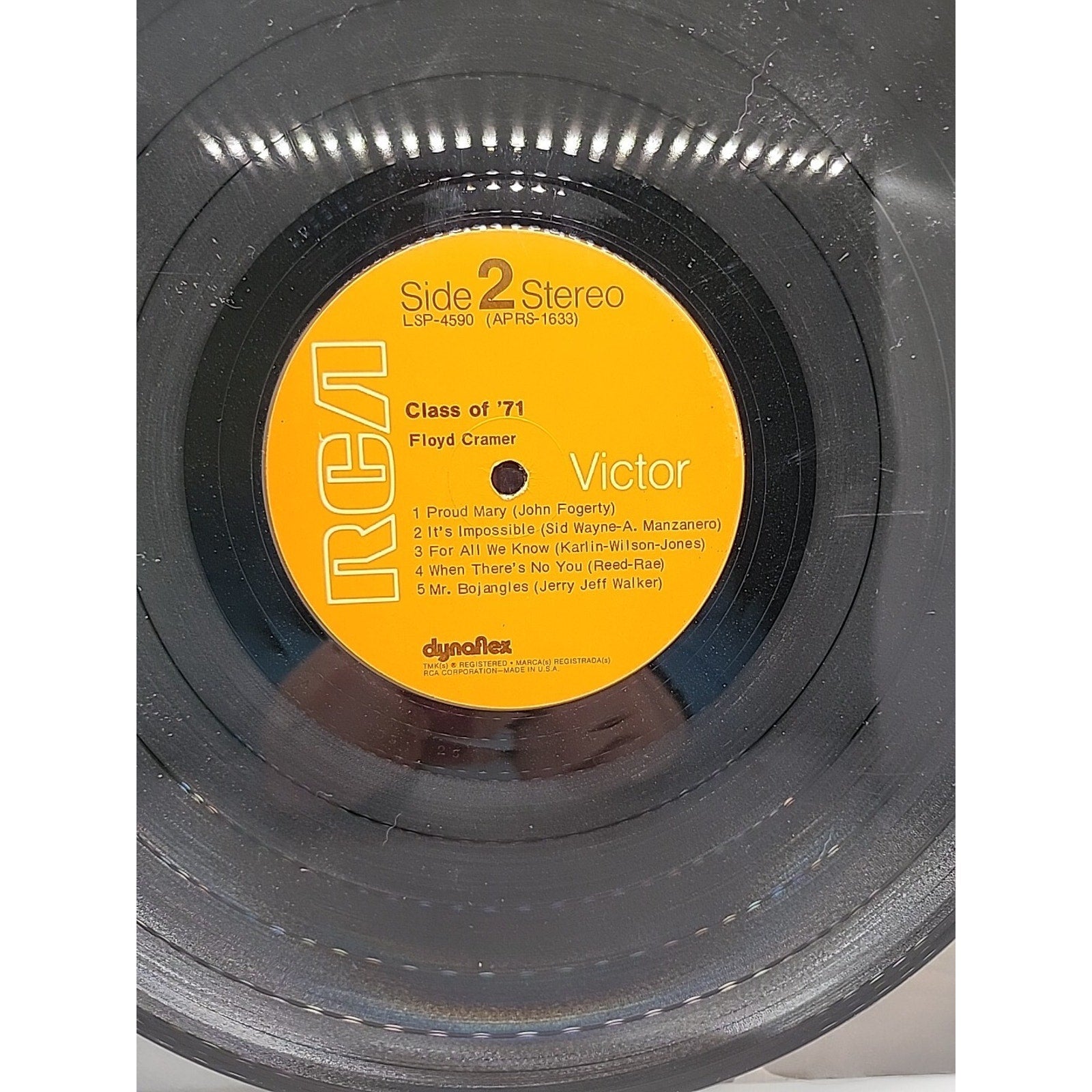 Floyd Cramer Class Of '71 (Vinyl, 1971) RCA Victor LSP-4590 (Record)
