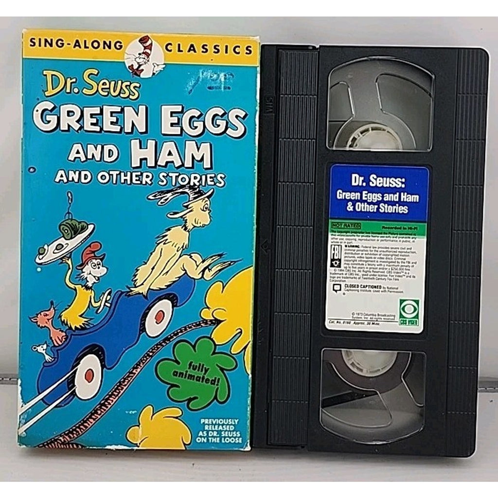Dr. Seuss Green Eggs and Ham and Other Stories Sing-Along - VHS Tape 1994