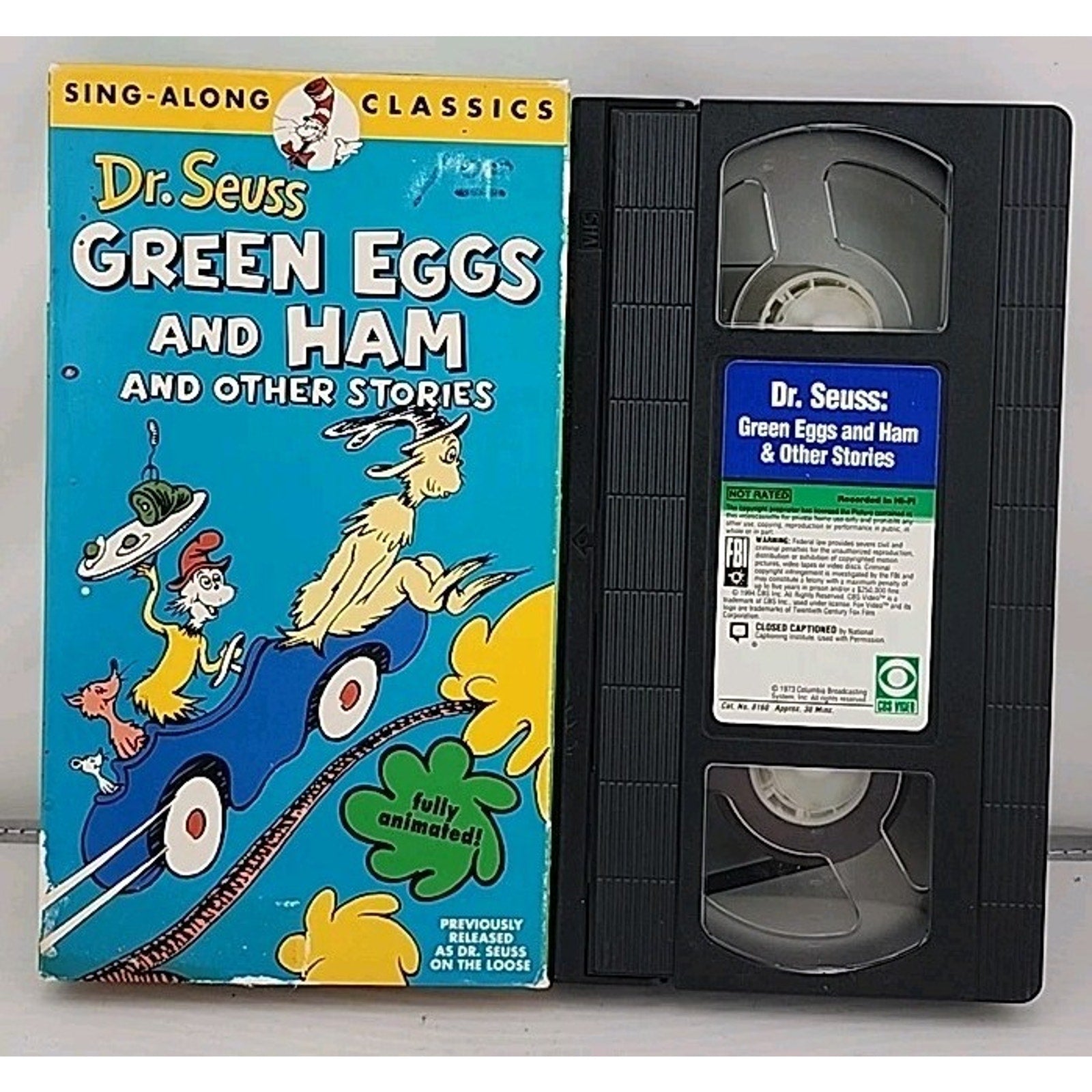 Dr. Seuss Green Eggs and Ham and Other Stories Sing-Along - VHS Tape 1994