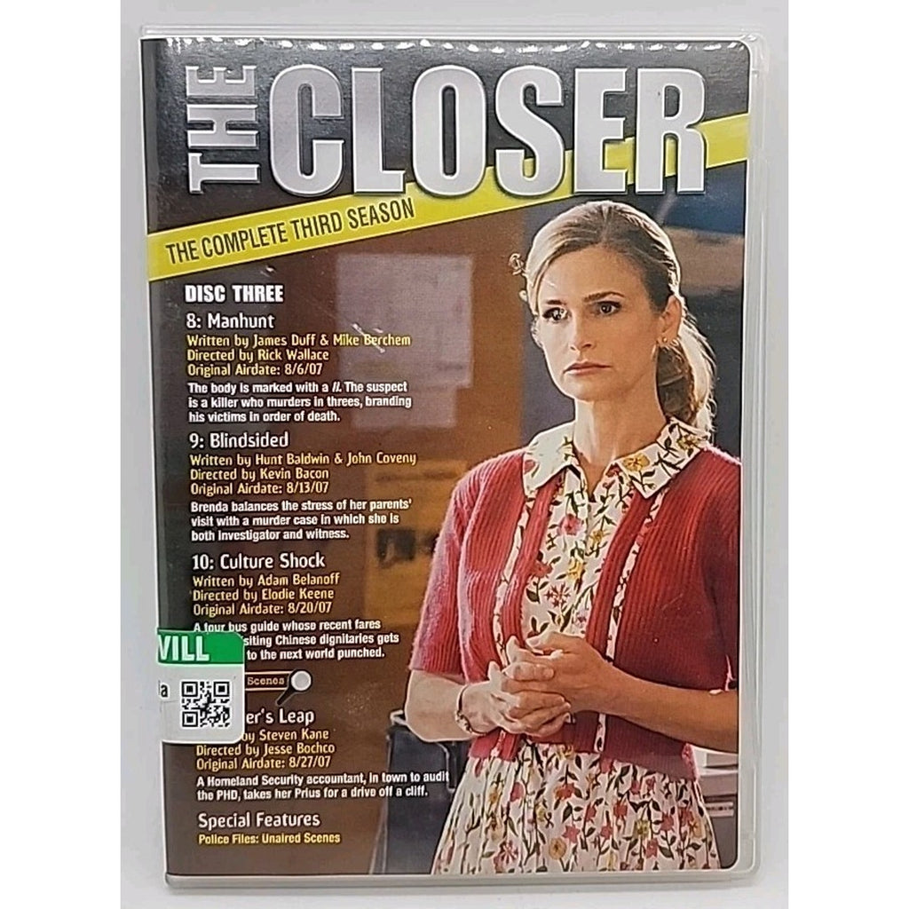 The Closer Season 3 Disc 3-4 (DVD)