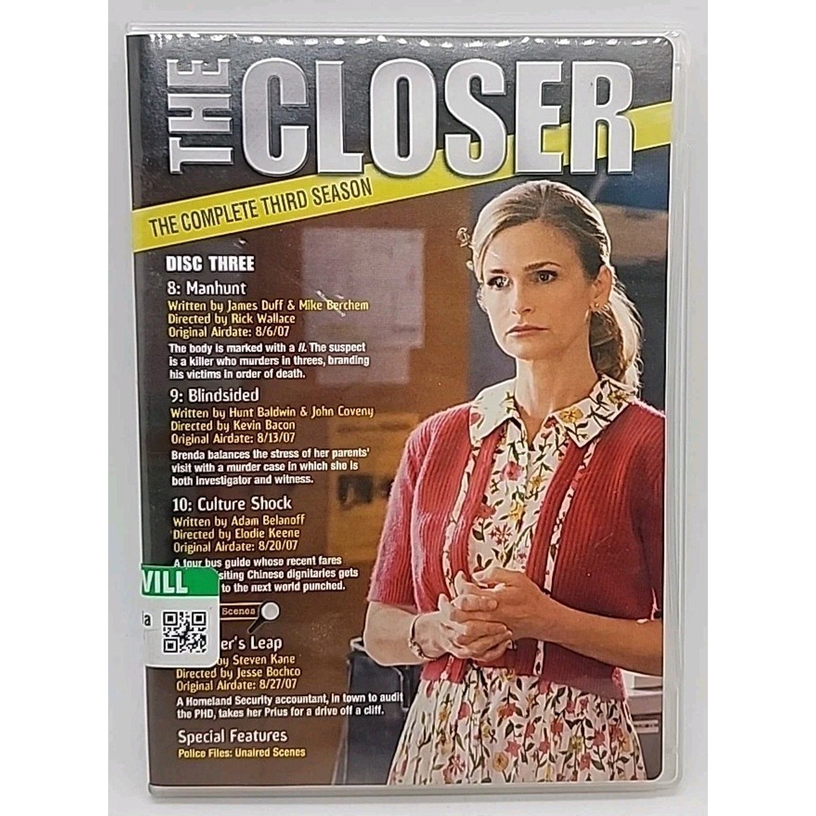 The Closer Season 3 Disc 3-4 (DVD)
