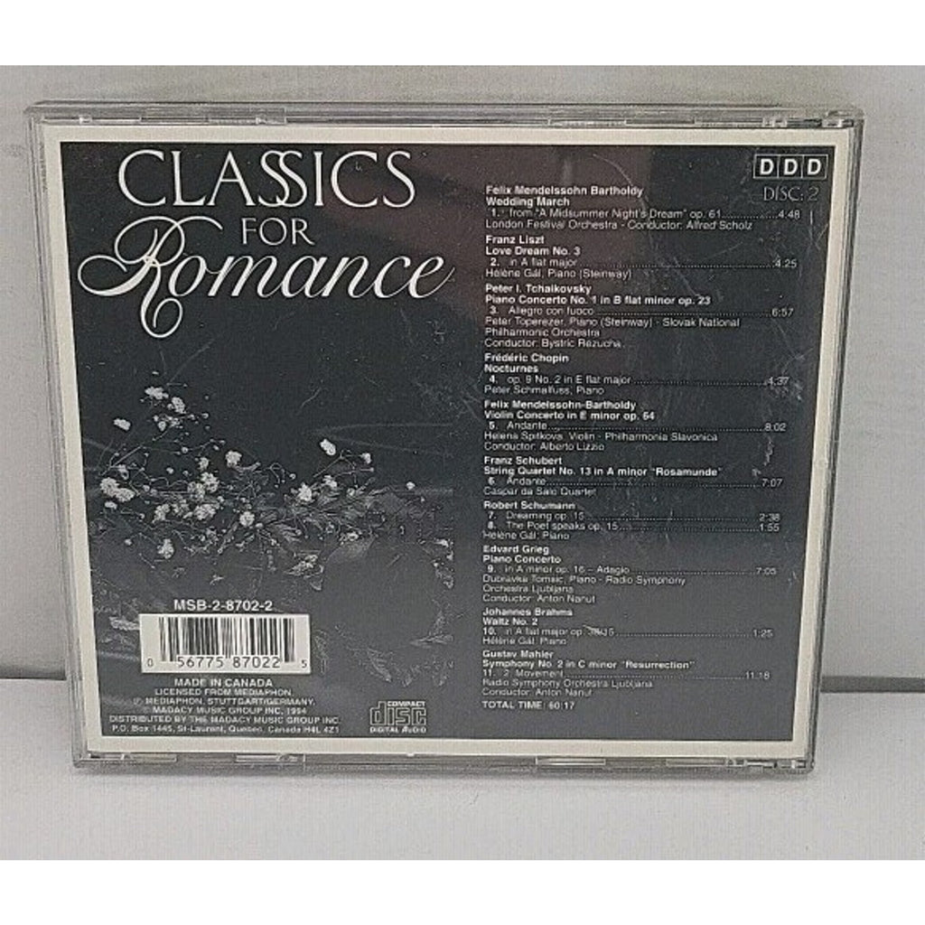Classics for Romance by Various (CD, 1995) Disc 2