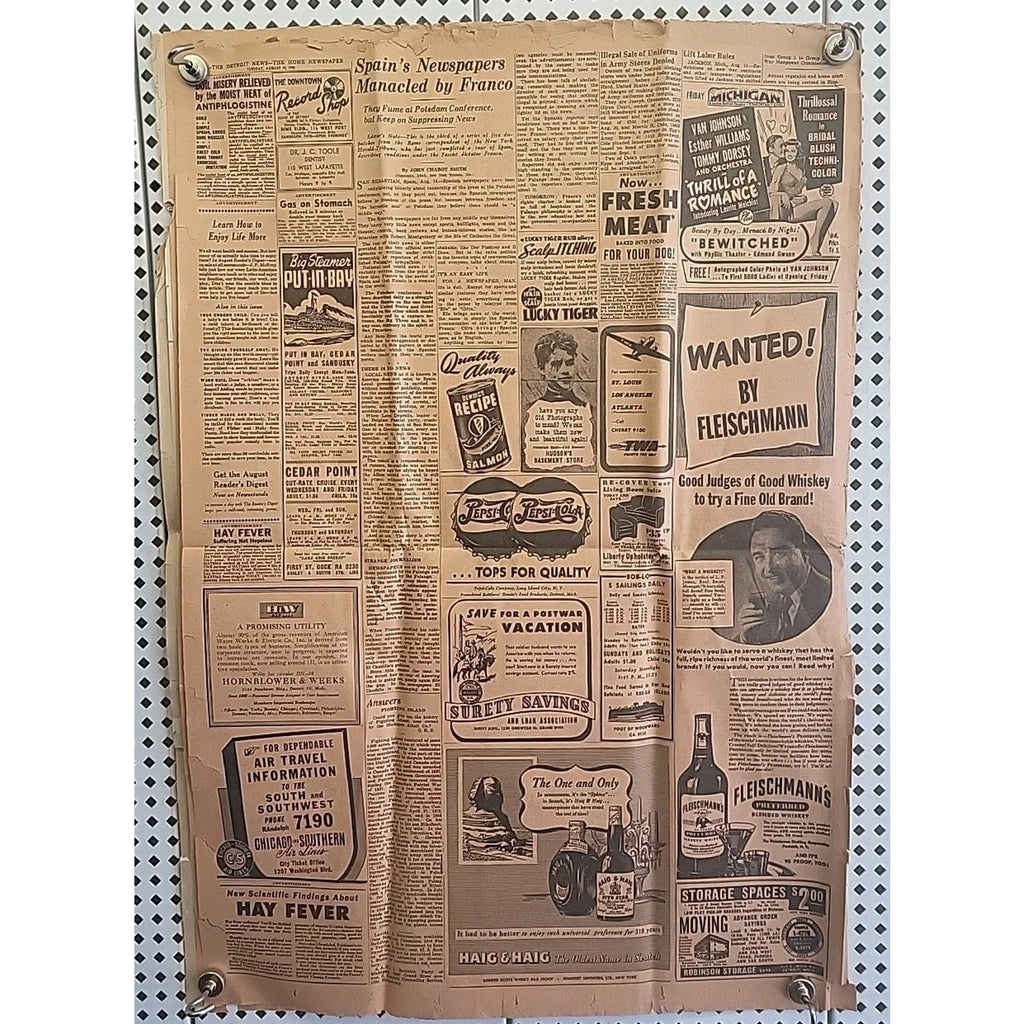 The Detroit News: Truman's Proclamation-- War Ends! - August 14 1945